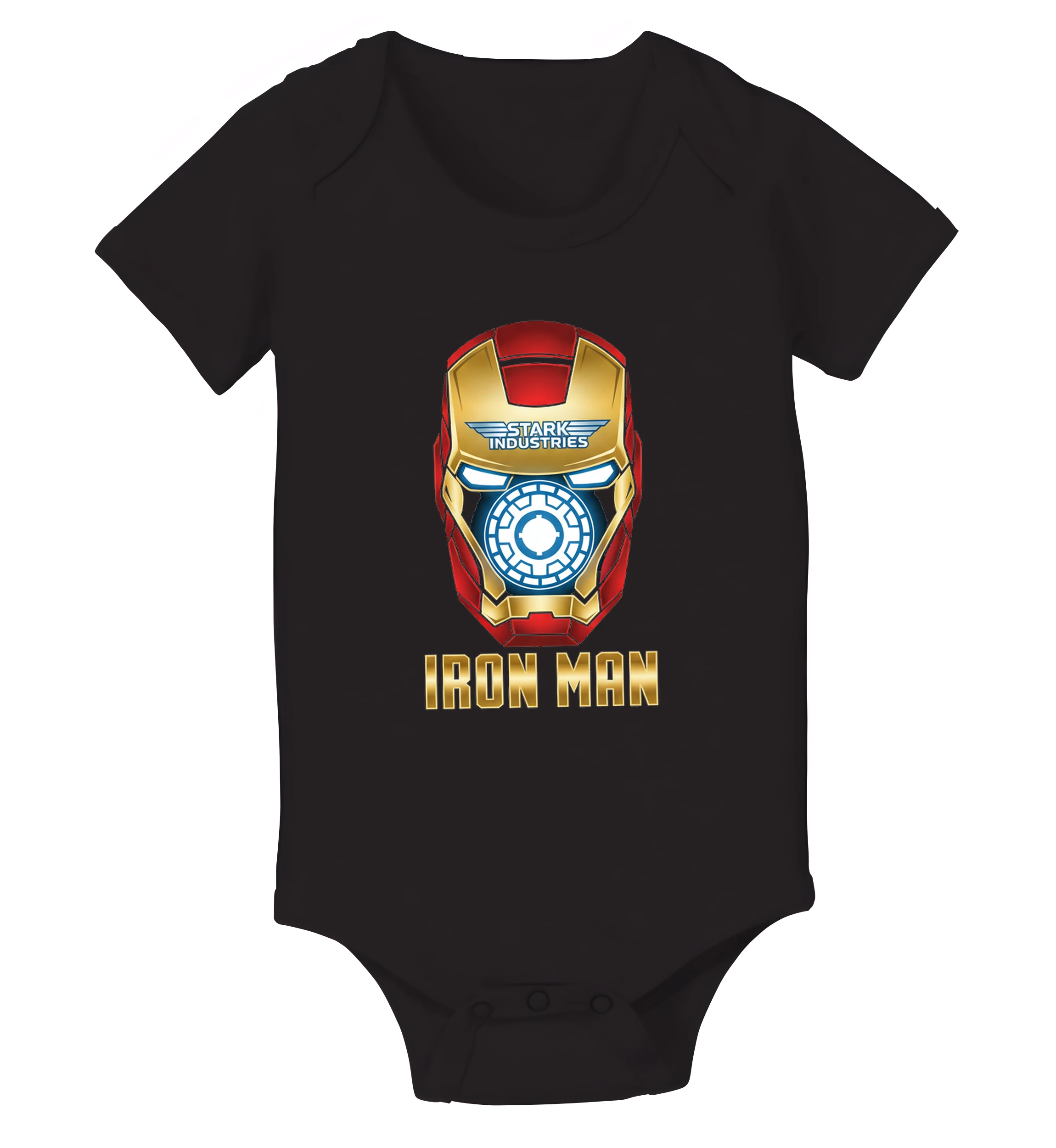 Detské body Štýlová Helma Iron Man So Znakom Stark Industries