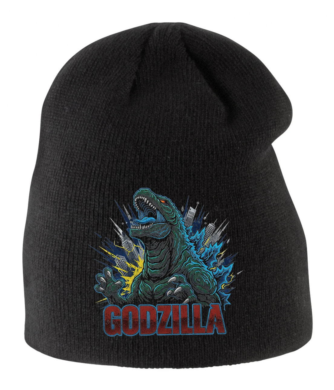 Detská zimná čiapka Godzilla Vzplanutie Mesta A Atómová Skáza