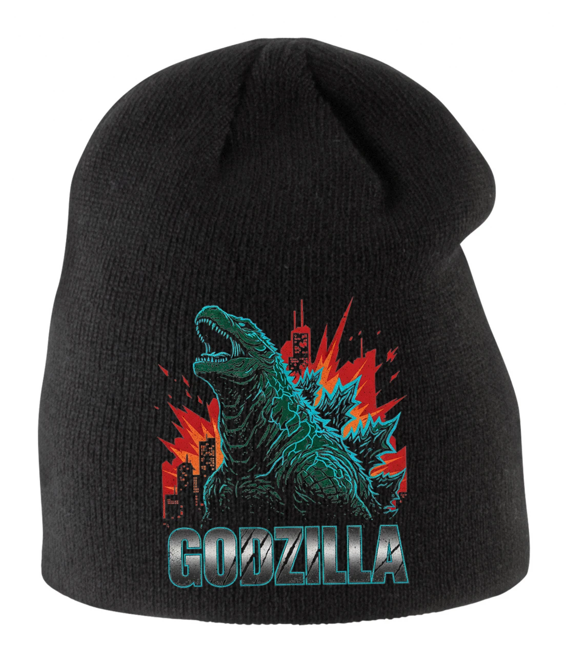 Detská zimná čiapka Godzilla Nočný Hnev Metropola Plameňov A Šepotov