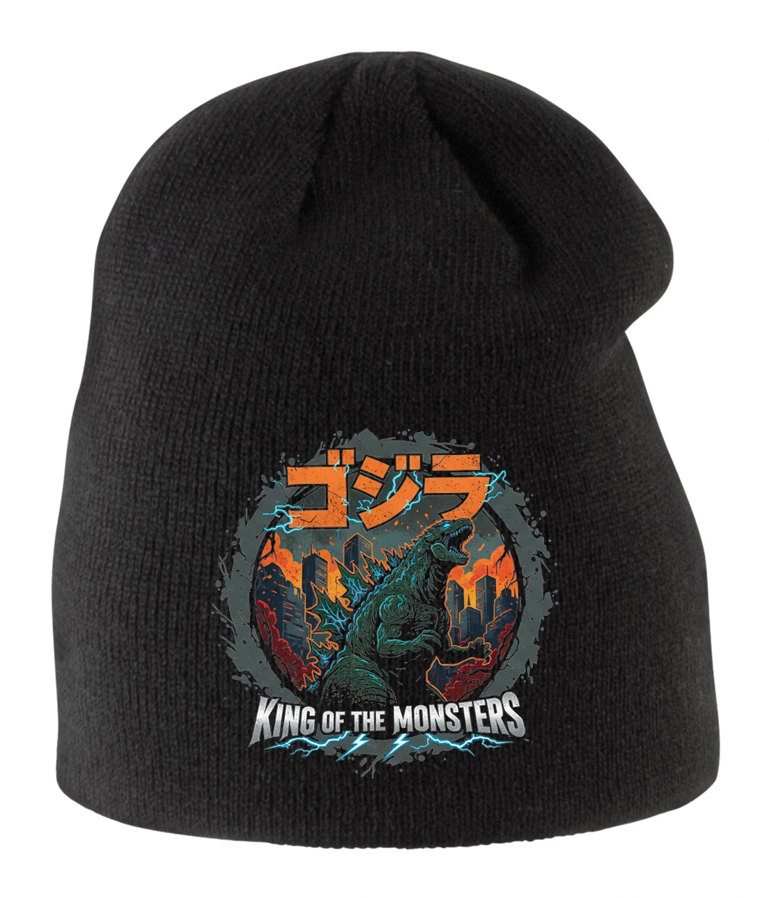 Detská zimná čiapka Godzilla King Of The Monsters V Žiari Plameňov A Bleskov