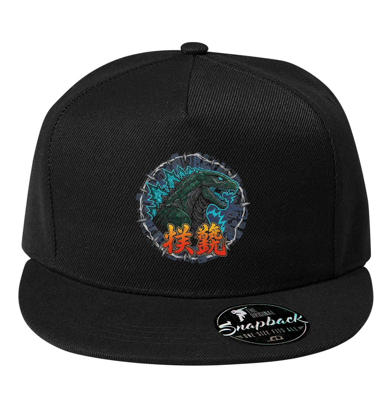 Snapback Godzilla Hnev Mestá A Žiarivé Elektrické Šupiny