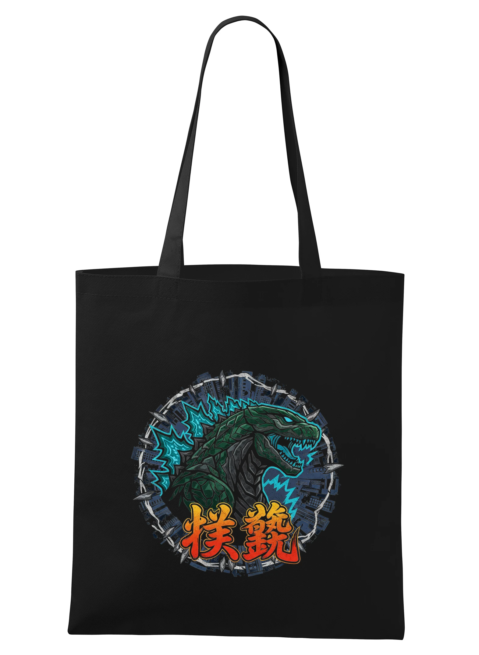 Nákupná taška Godzilla Hnev Mestá A Žiarivé Elektrické Šupiny