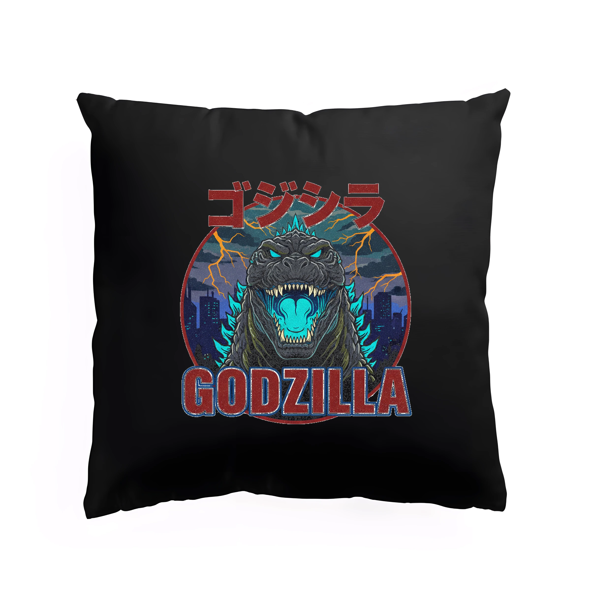 Vankúš Godzilla Nočný Hnev Jadrová Žiara A Mestská Búrka