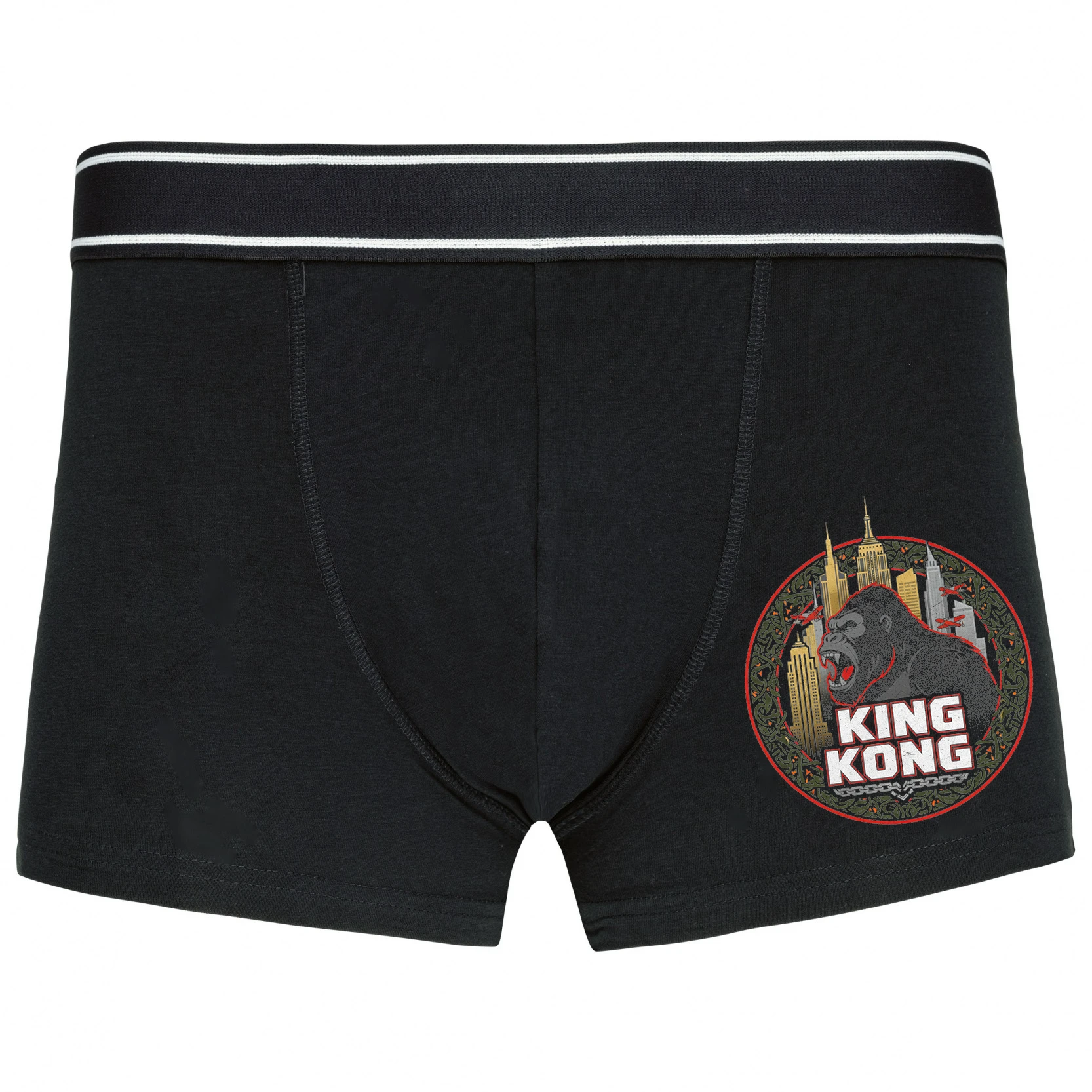 Boxerky King Kong V New Yorku Rev Mrakodrapové Džungľa A Lietadiel