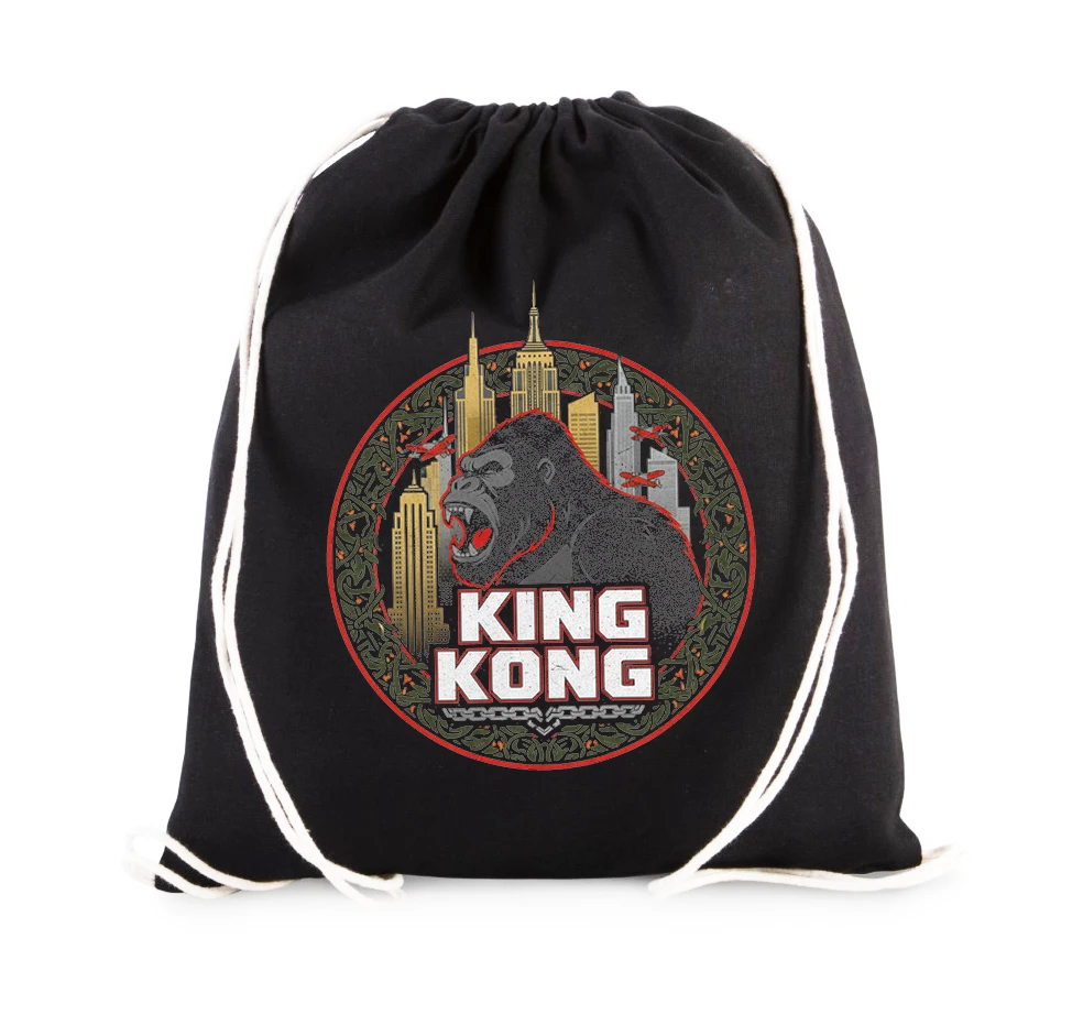 Vak na chrbát King Kong V New Yorku Rev Mrakodrapovej Džungľa A Lietadiel