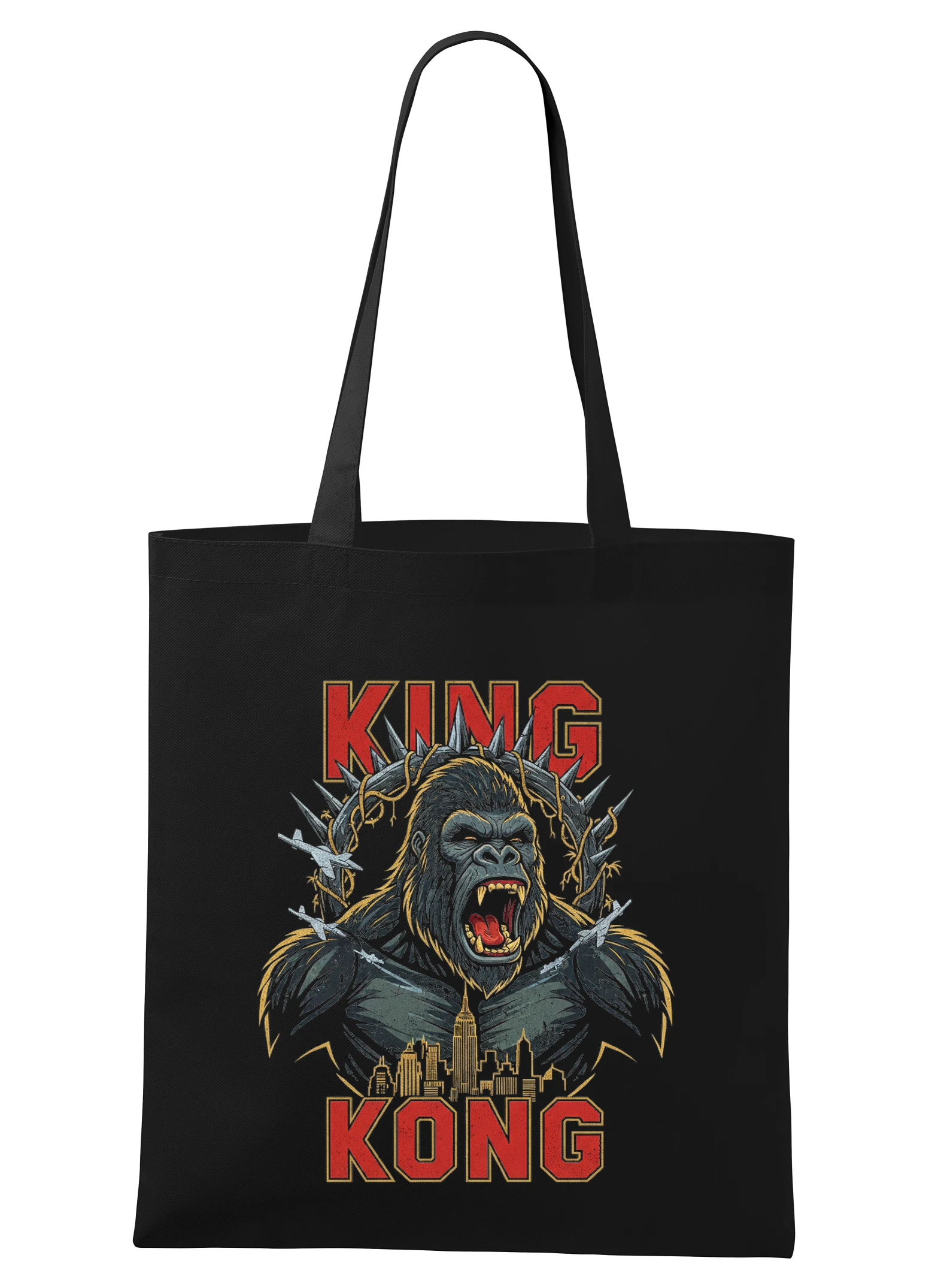 Nákupná taška Kráľovská Zúrivosť Mestských Mrakodrapov King Kong
