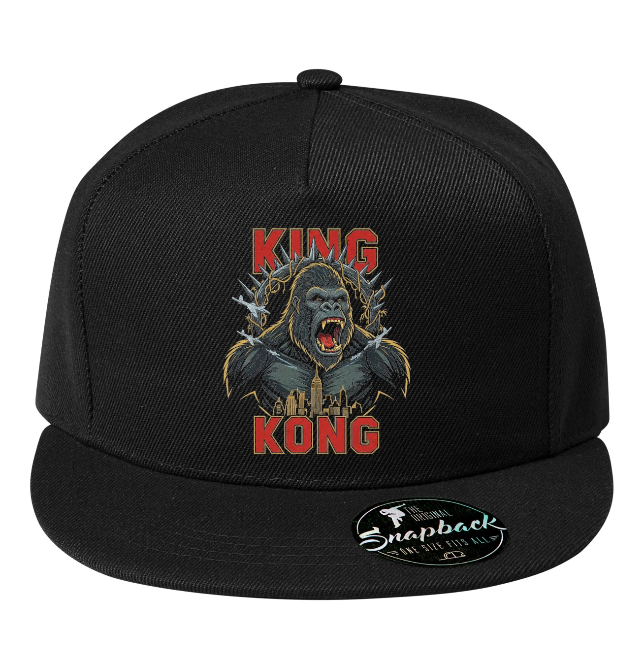 Snapback Kráľovská Zúrivosť Mestských Mrakodrapov King Kong