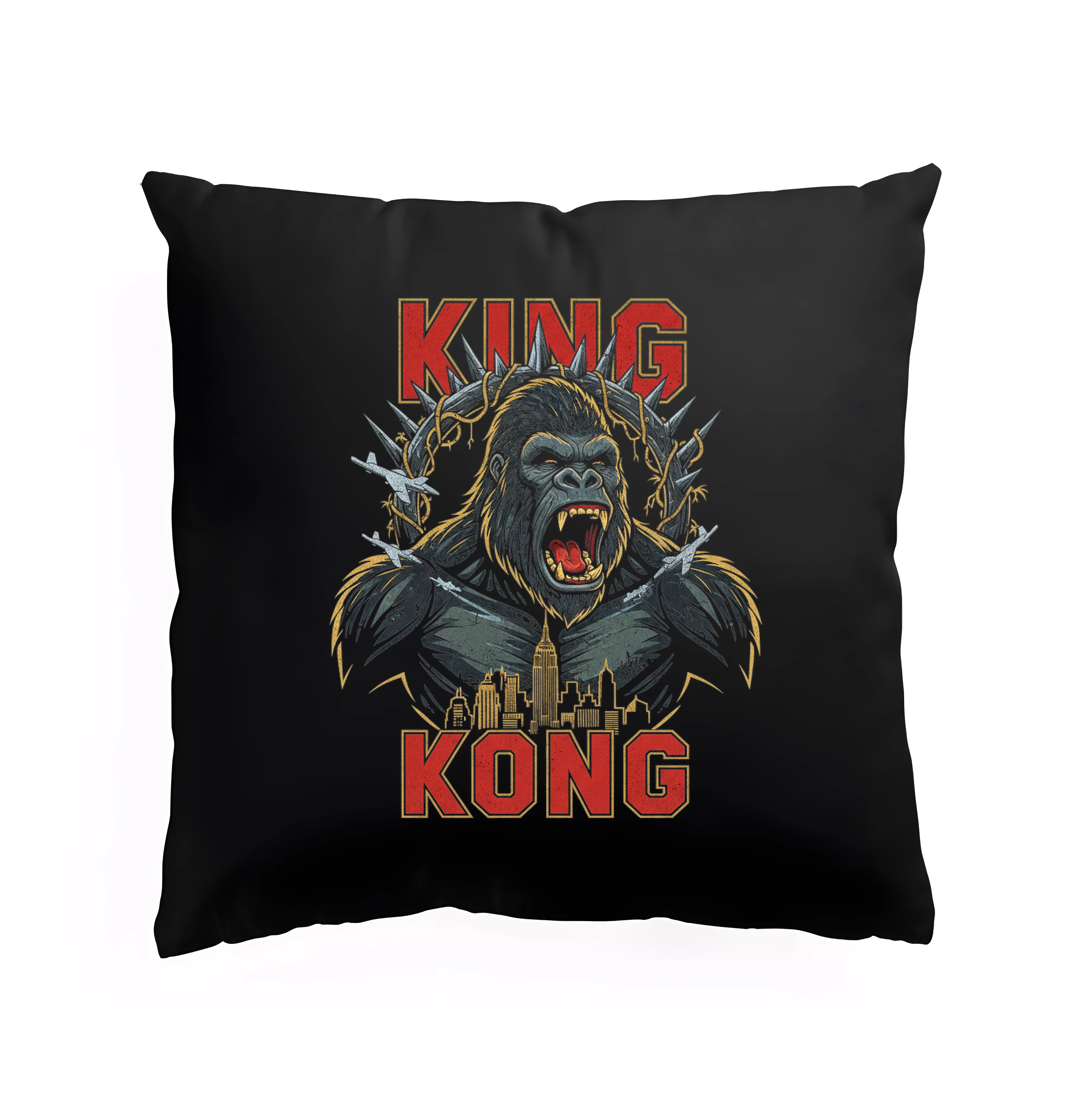 Vankúš Kráľovská Zúrivosť Mestských Mrakodrapov King Kong