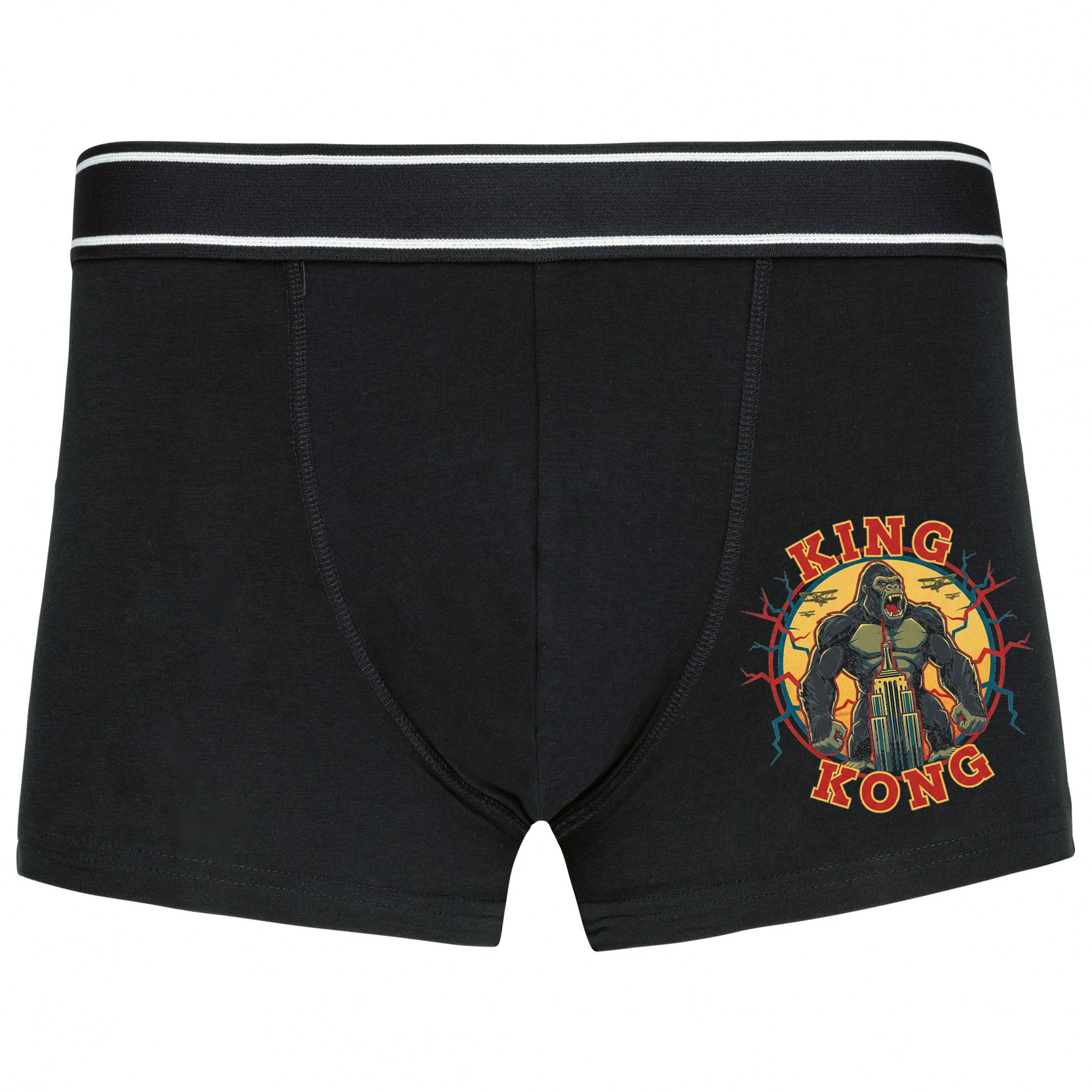 Boxerky Legendárne King Kong Obrie Gorila Mrakodrapy A Retro Lietadlá