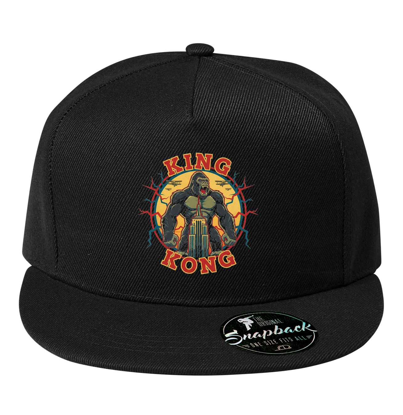 Snapback Legendárnej King Kong Obrie Gorila Mrakodrapy A Retro Lietadlá