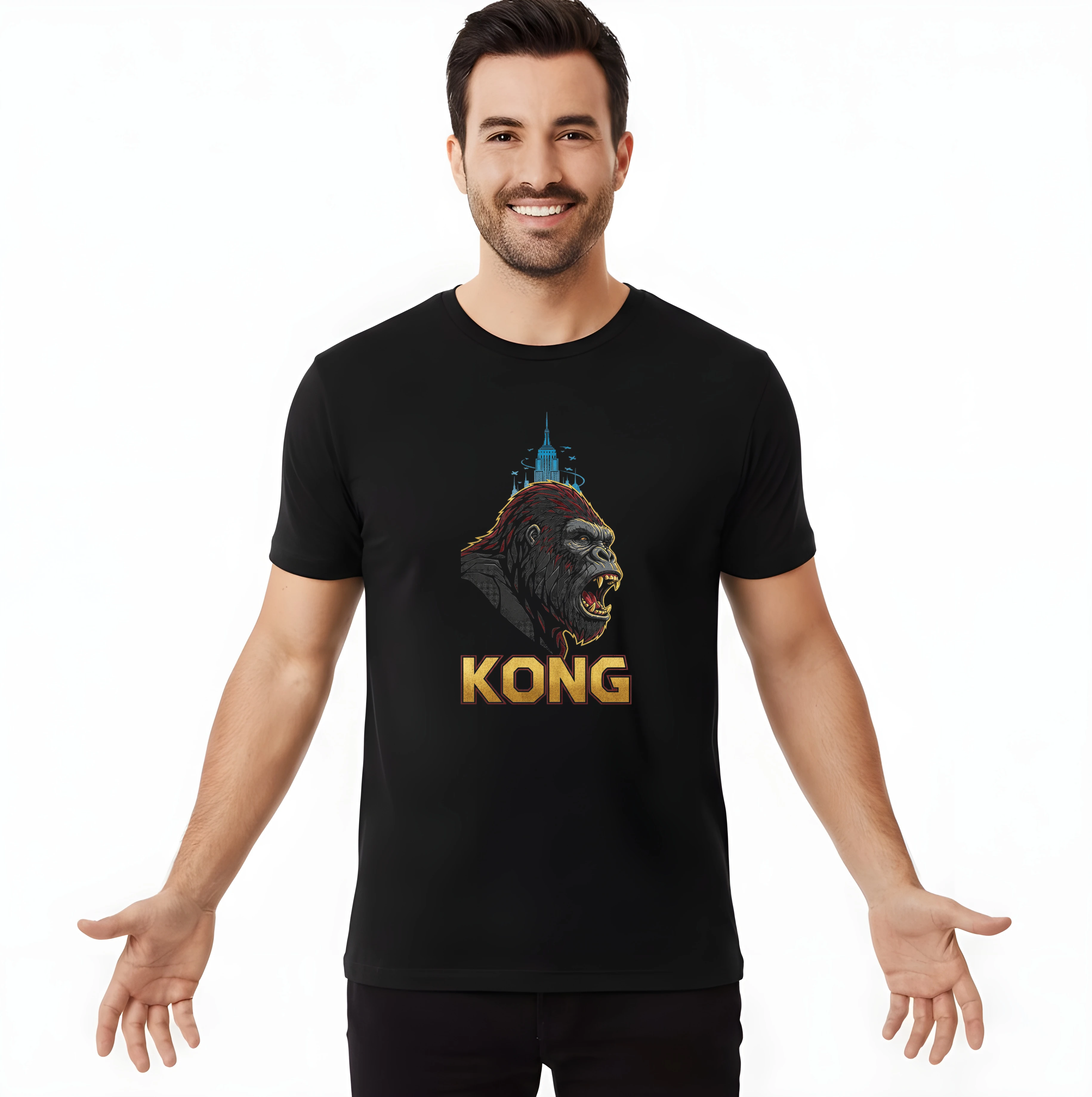 Pánske tričko King Kong Nespútaná Sila Nočného Mesta