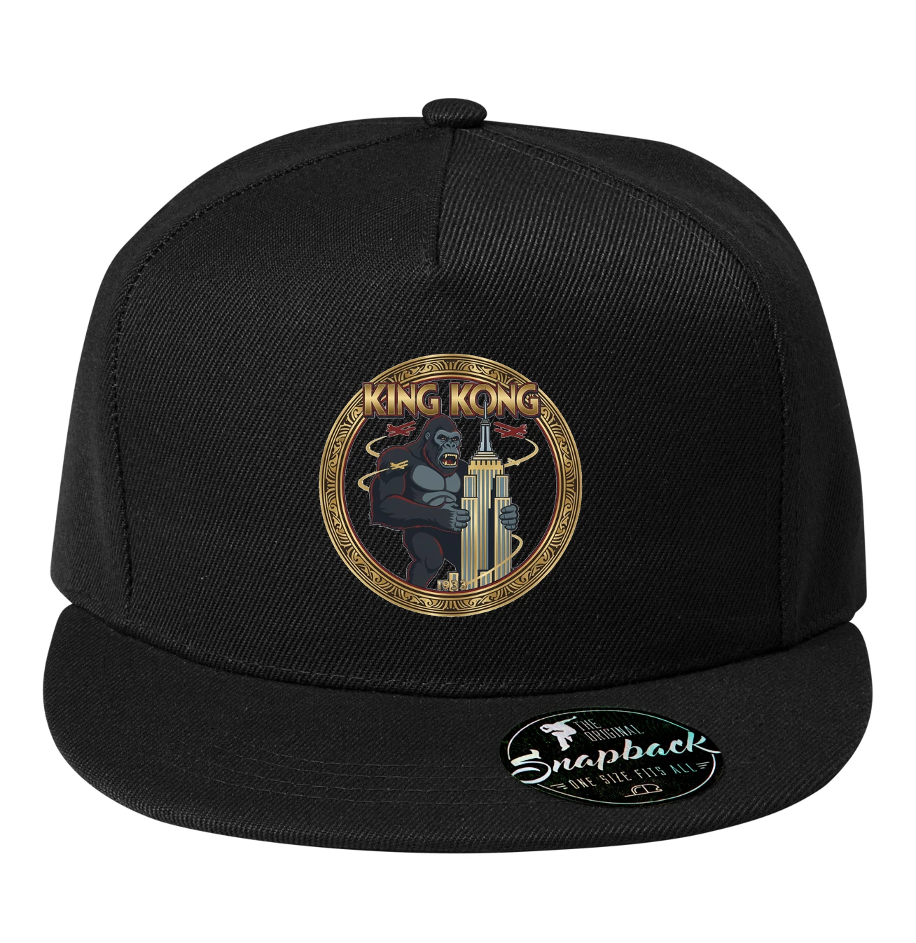 Snapback Legendárnej King Kong Retro Dobrodružstvo New York 1933 V Zlatom Ráme