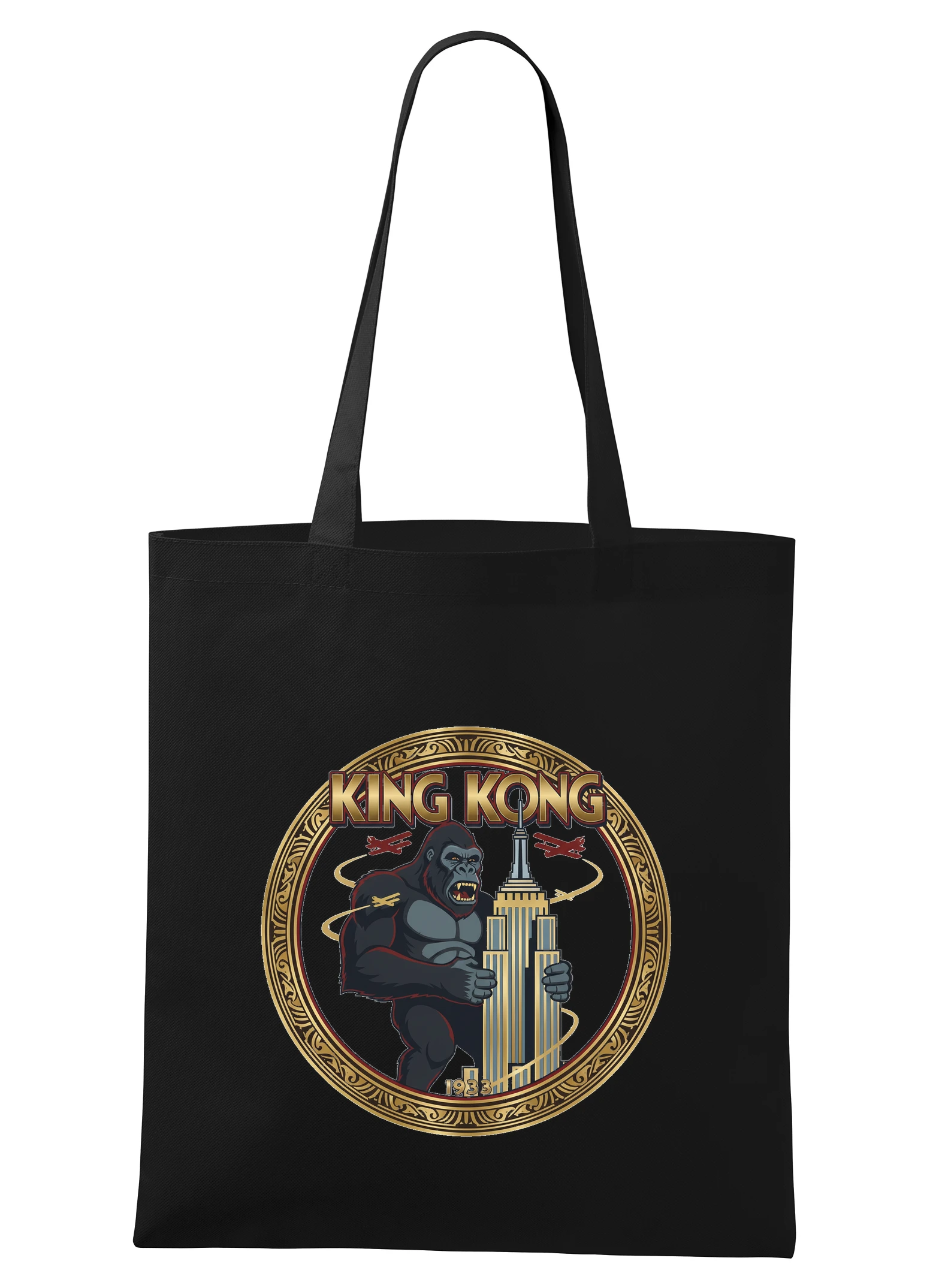 Nákupná taška Legendárna King Kong Retro Dobrodružstvo New York 1933 V Zlatom Ráme