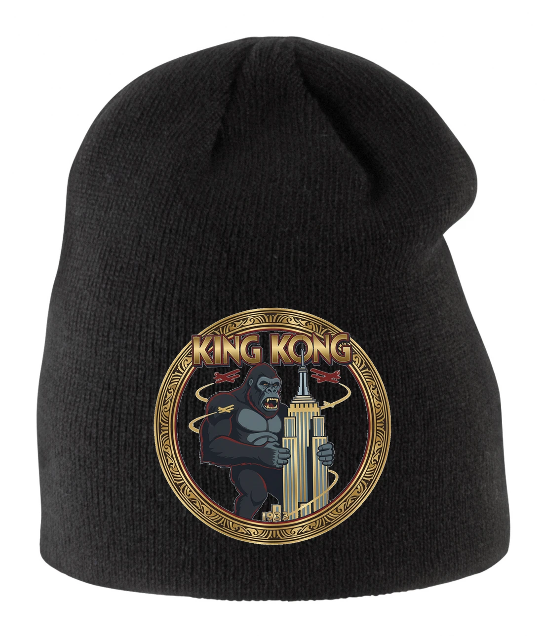 Detská zimná čiapka Legendárna King Kong Retro Dobrodružstvo New York 1933 V Zlatom Ráme
