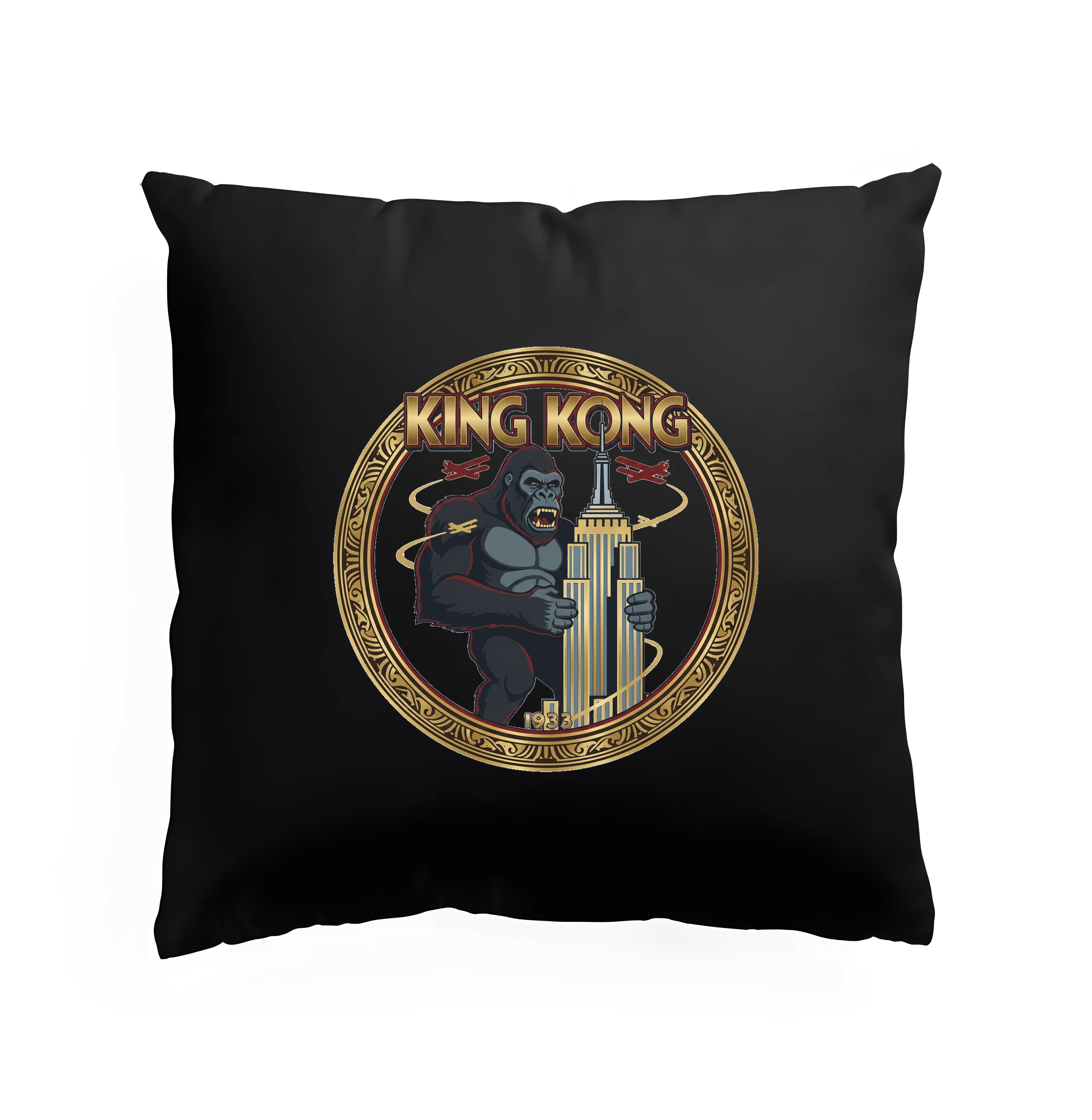 Vankúš Legendárny King Kong Retro Dobrodružstvo New York 1933 V Zlatom Ráme