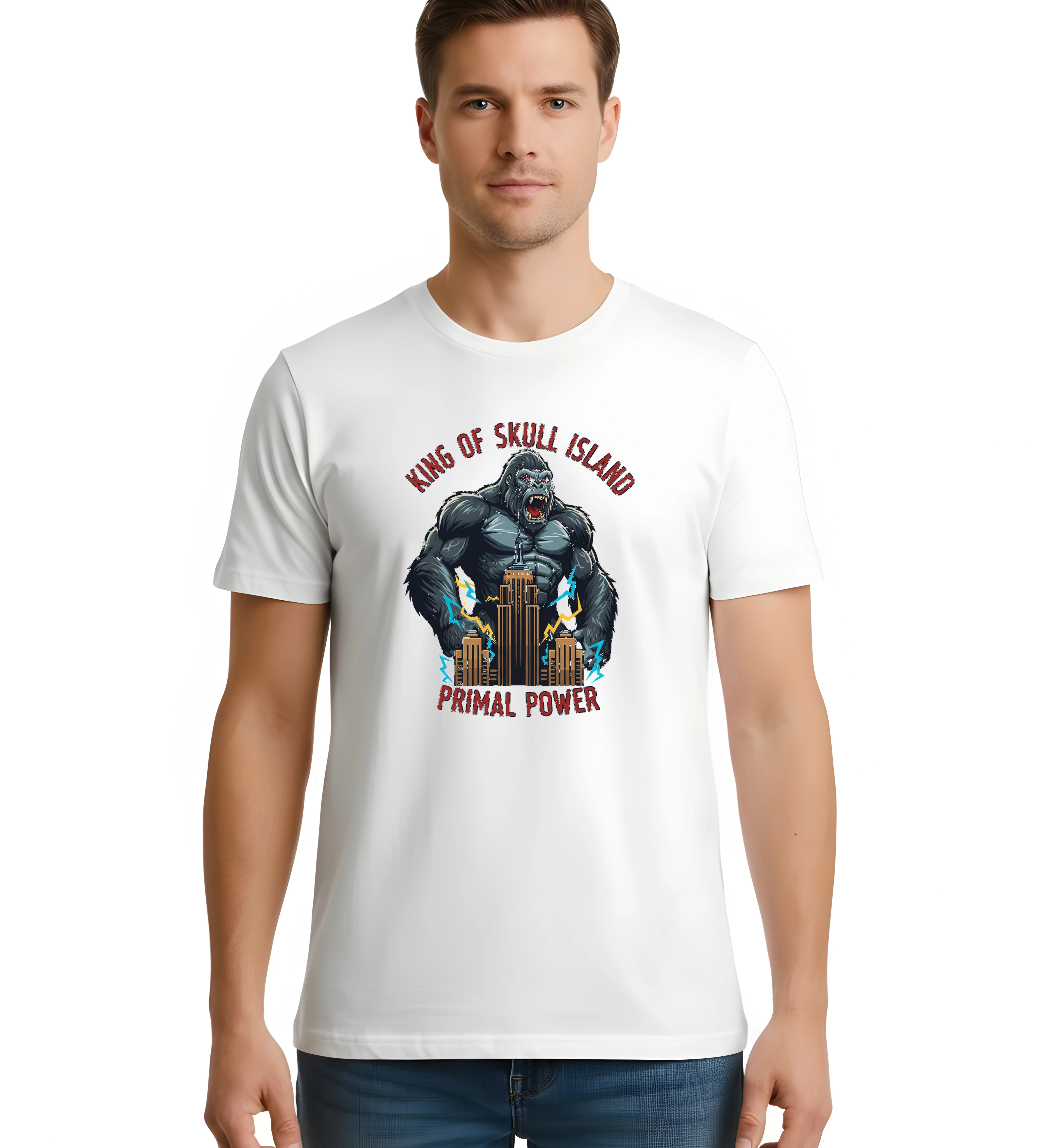 Pánske tričko Divoká Sila King Konga Primal Power Zo Skull Island