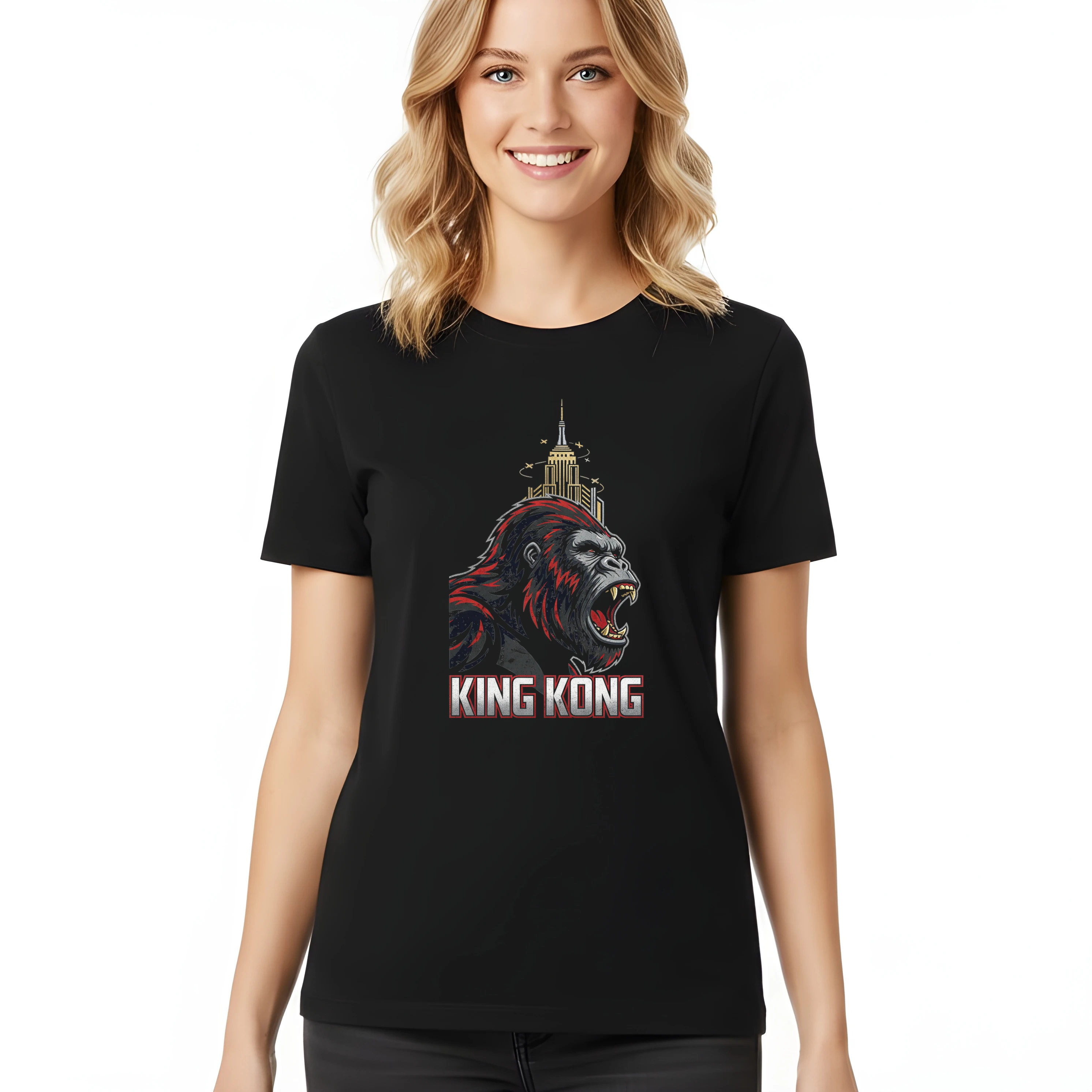 Dámske tričko Kráľovský Rev King Kong Vládca Mestských Veží