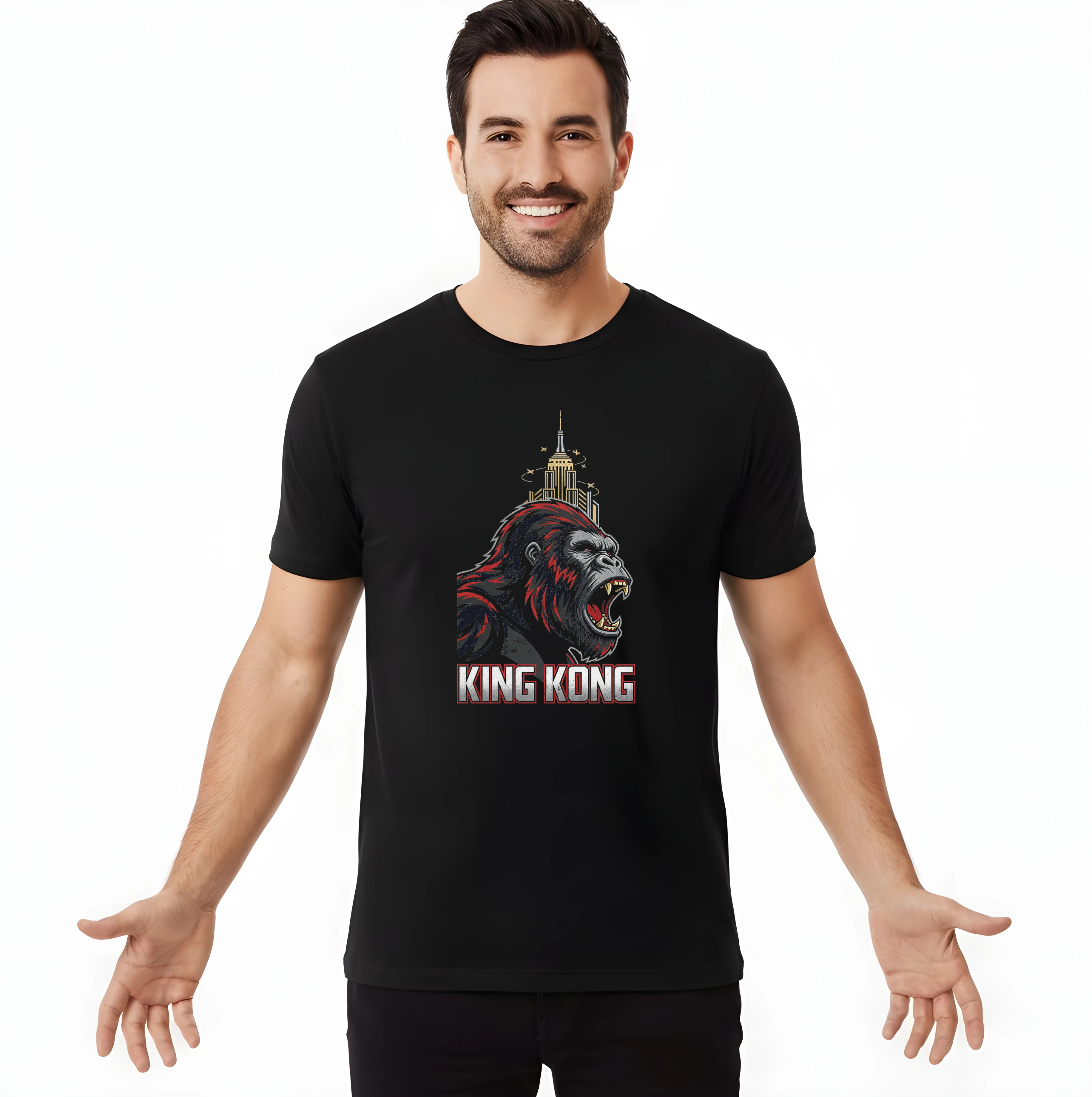 Pánske tričko Kráľovský Rev King Kong Vládca Mestských Veží