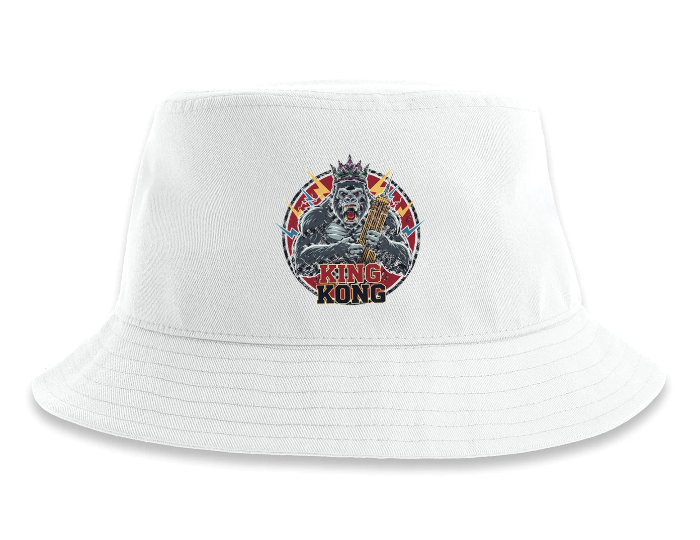 Klobúčik Kráľovský Výkrik King Kong S Korunou A Mrakodrapy