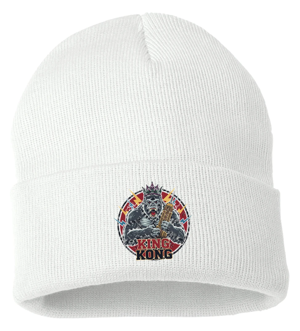 Zimná čiapka Kráľovský Výkrik King Kong S Korunou A Mrakodrapy