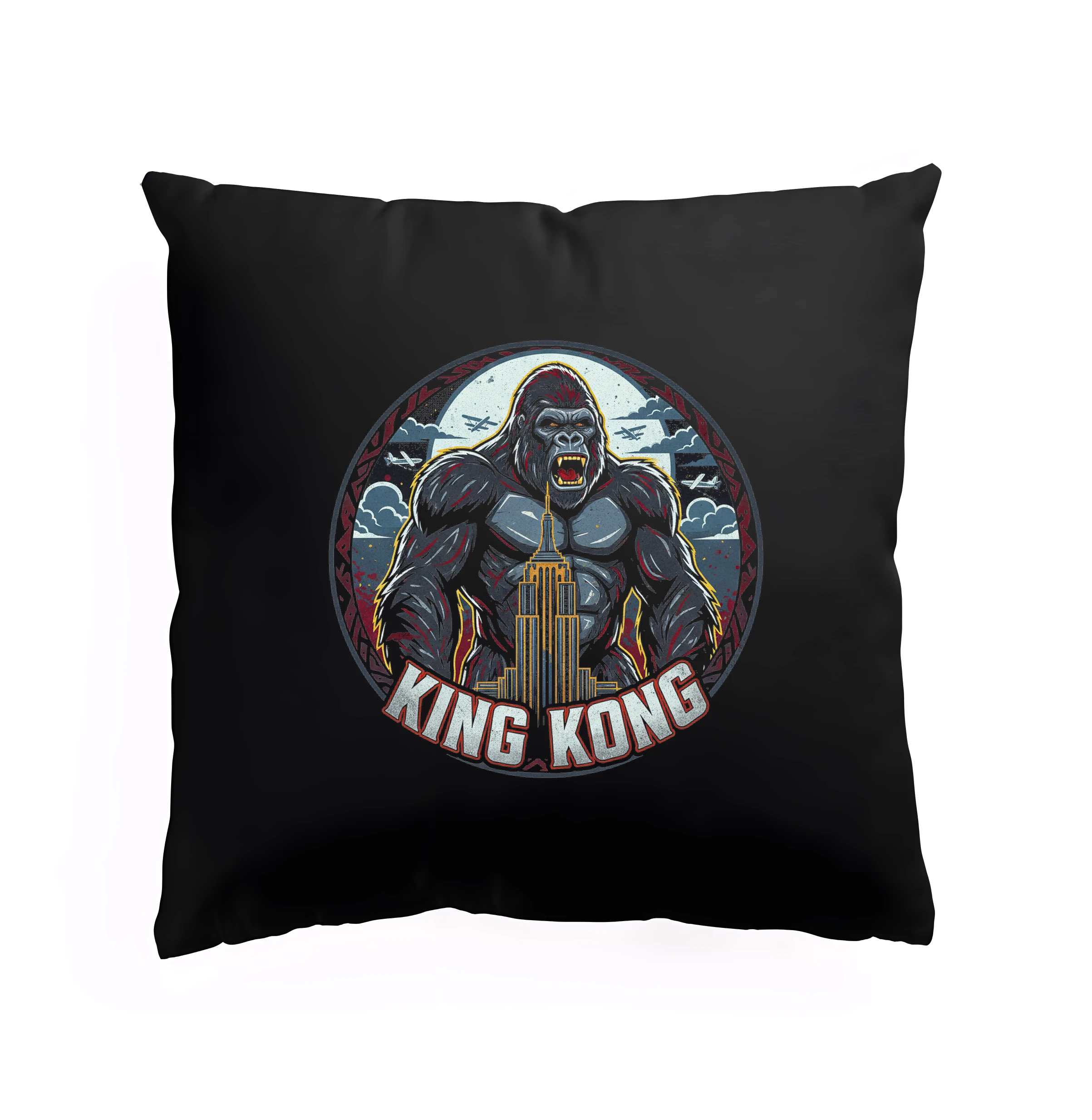 Vankúš Divoký Kráľovský Hnev King Kong Nad Empire State Building