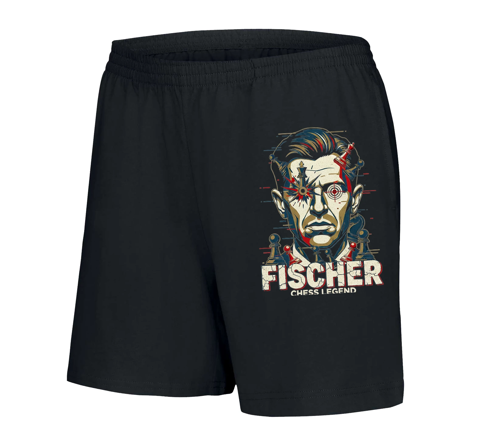Dámske šortky Bobby Fischer Šachová Ikona Nespochybniteľný Génius A Majster Stratégia