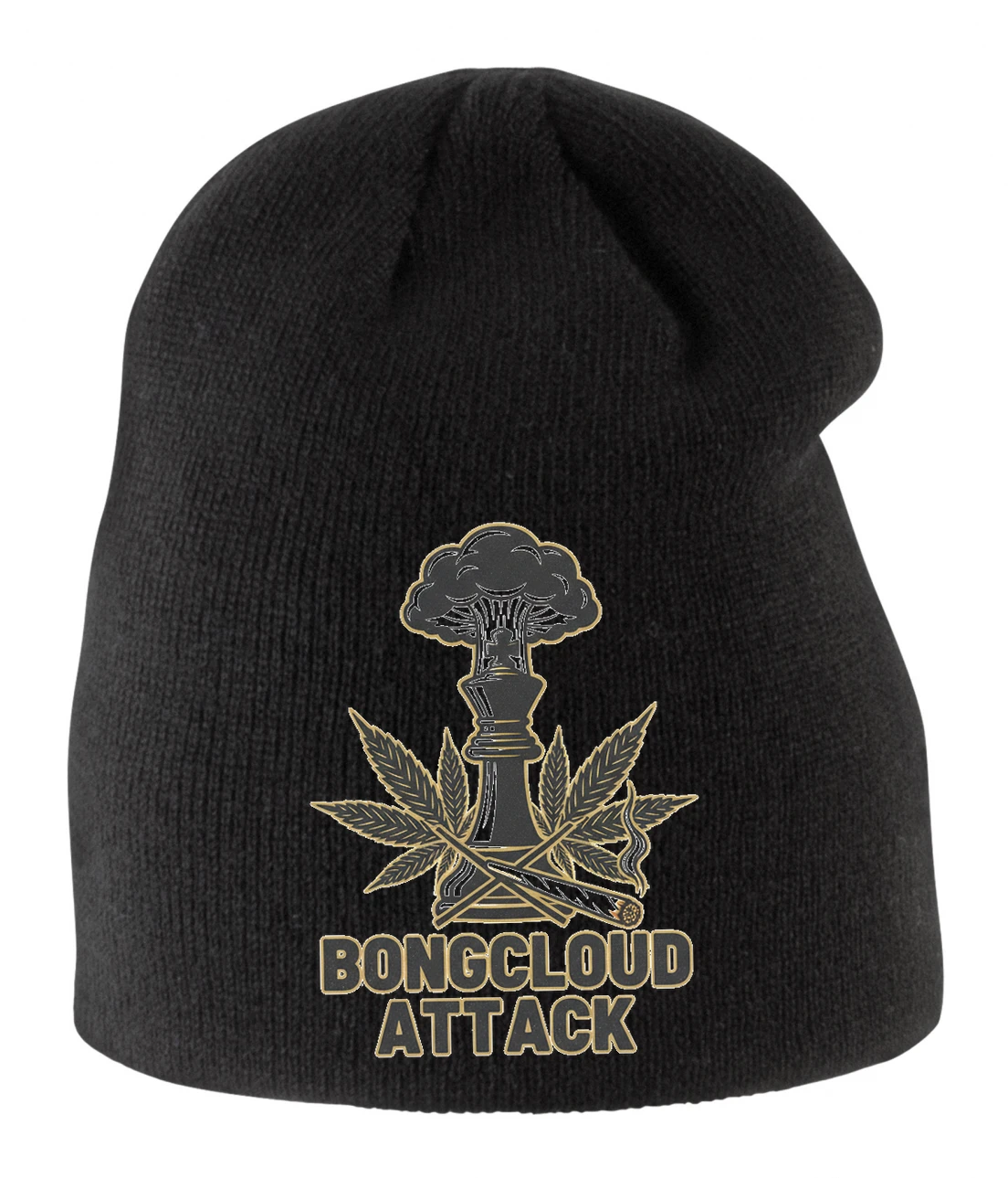 Detská zimná čiapka Bongcloud Útok Kráľovský Ťah Konopný Dym A Výbuch