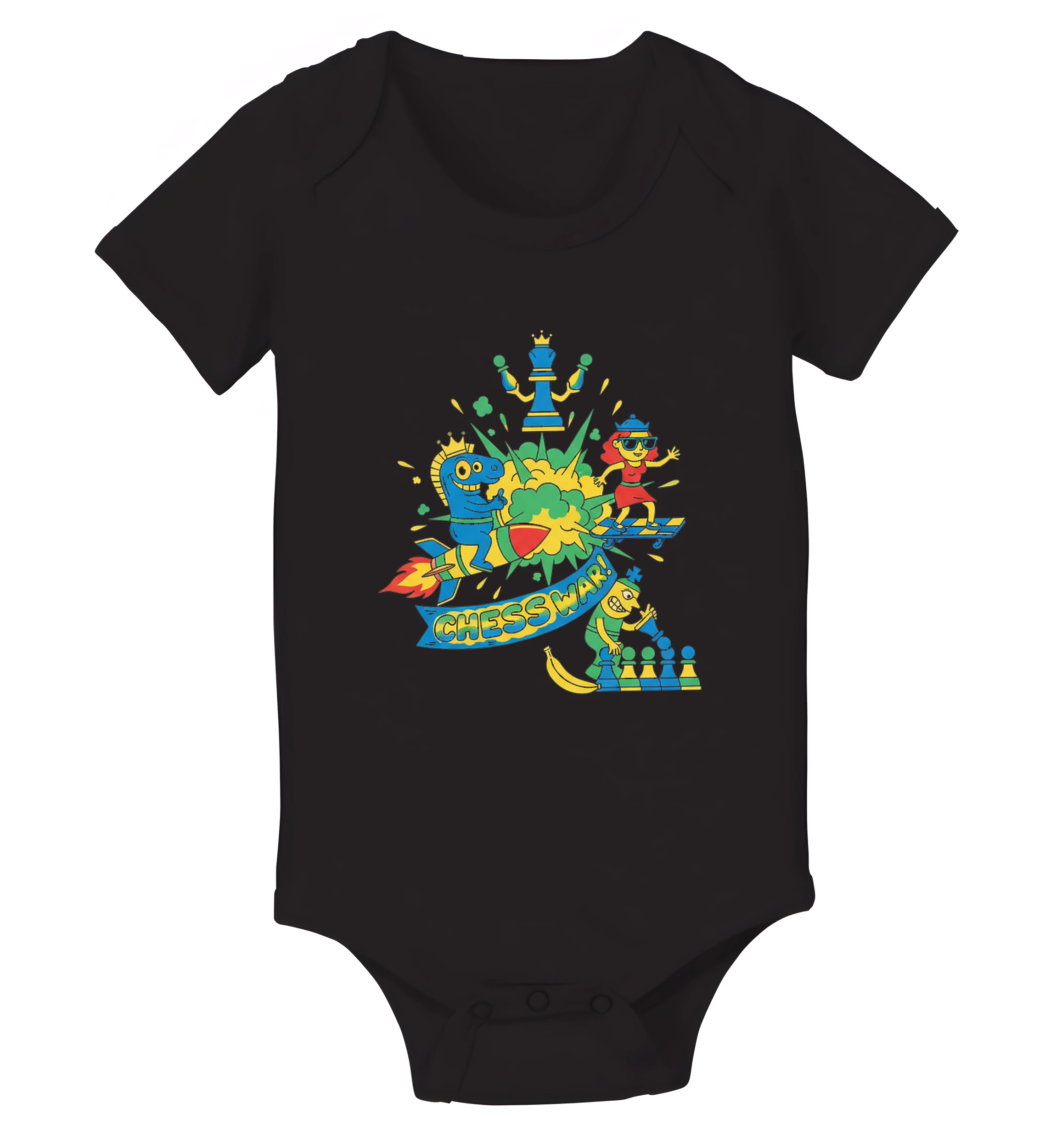 Detské body Šach A Chess War Komiksová Raketová Bitka Figúrky