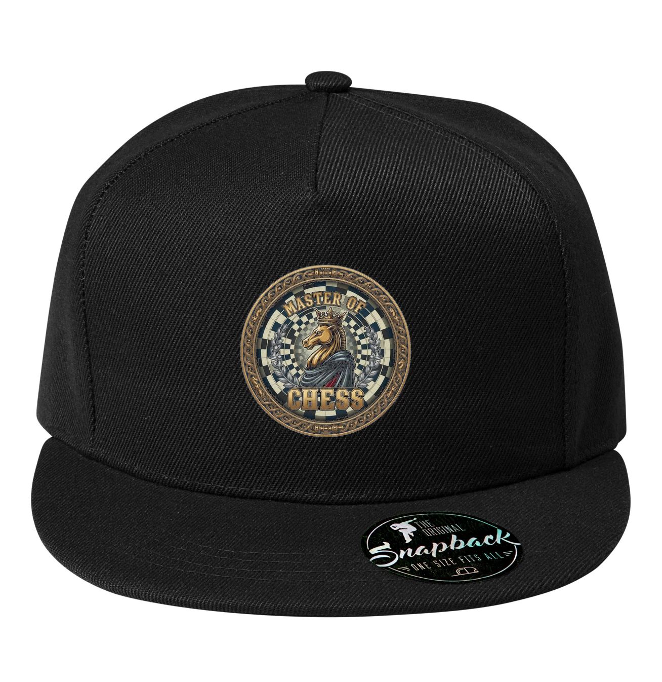Snapback Kráľ Jazdcov Master Of Chess S Korunou A Vavrínom