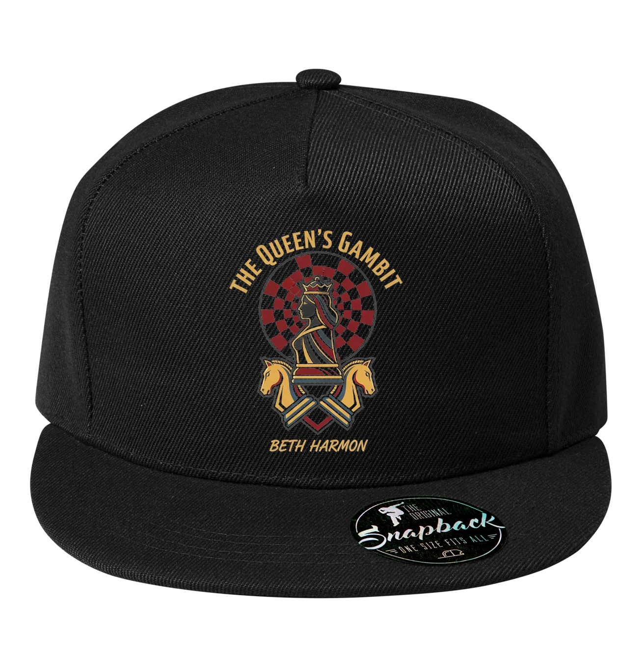 Snapback Kráľovská Stratégia The Queens Gambit Beth Harmon V Akcii