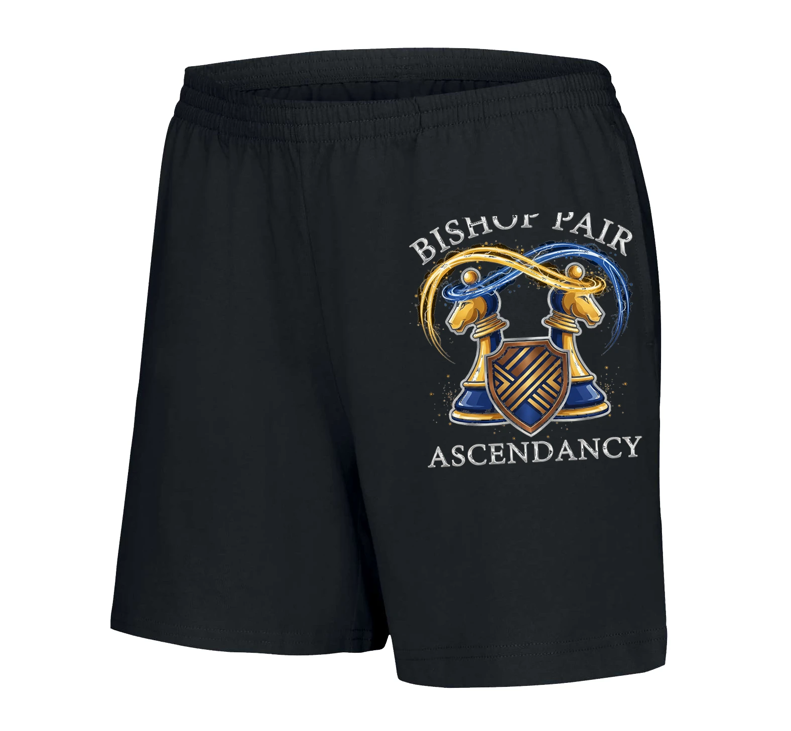 Dámske šortky Tandem Šachových Strelcov Zlatá Sila Vzostupu