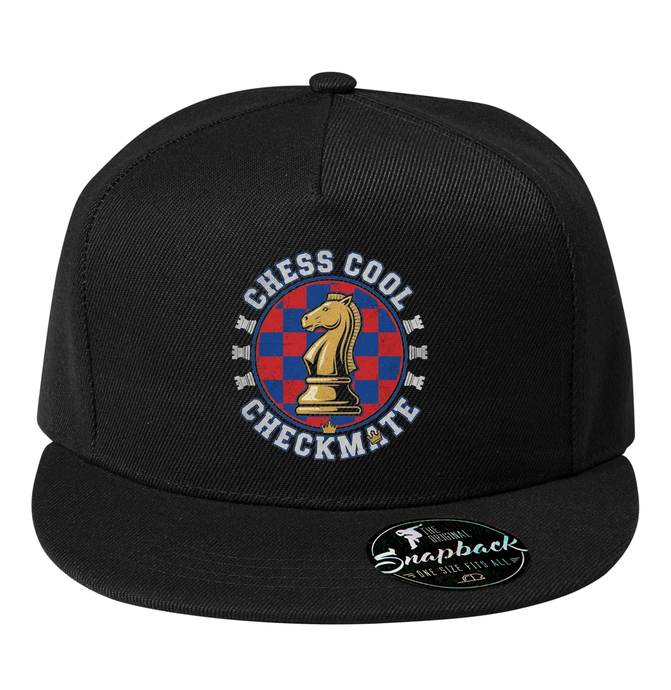 Snapback Šach Šachový Jazdec Chess Cool Motív Pre Checkmate Fanúšikov