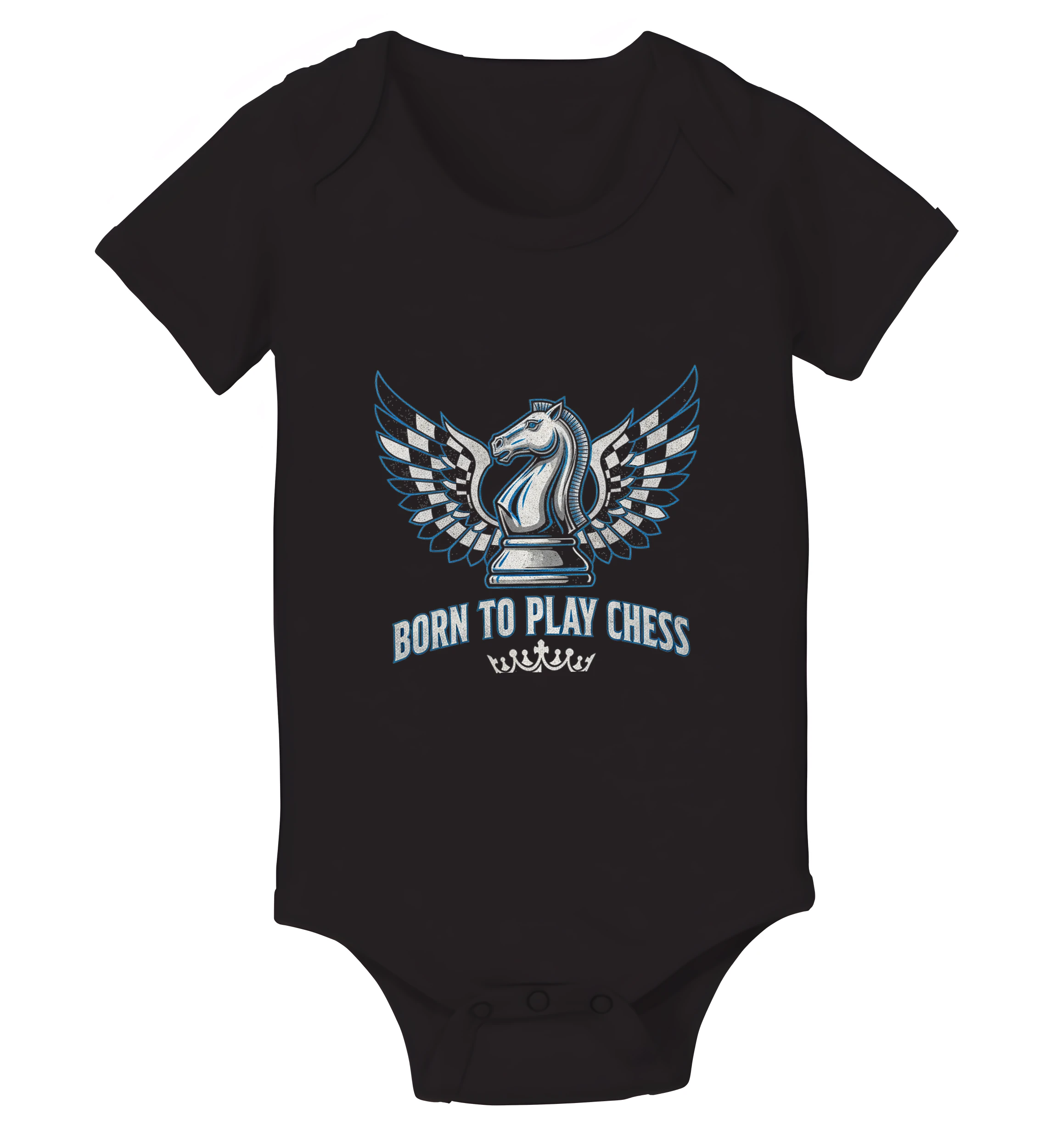 Detské body Krídlatý Jazdec Narodený Na Hranie Šach A Víťazstvo