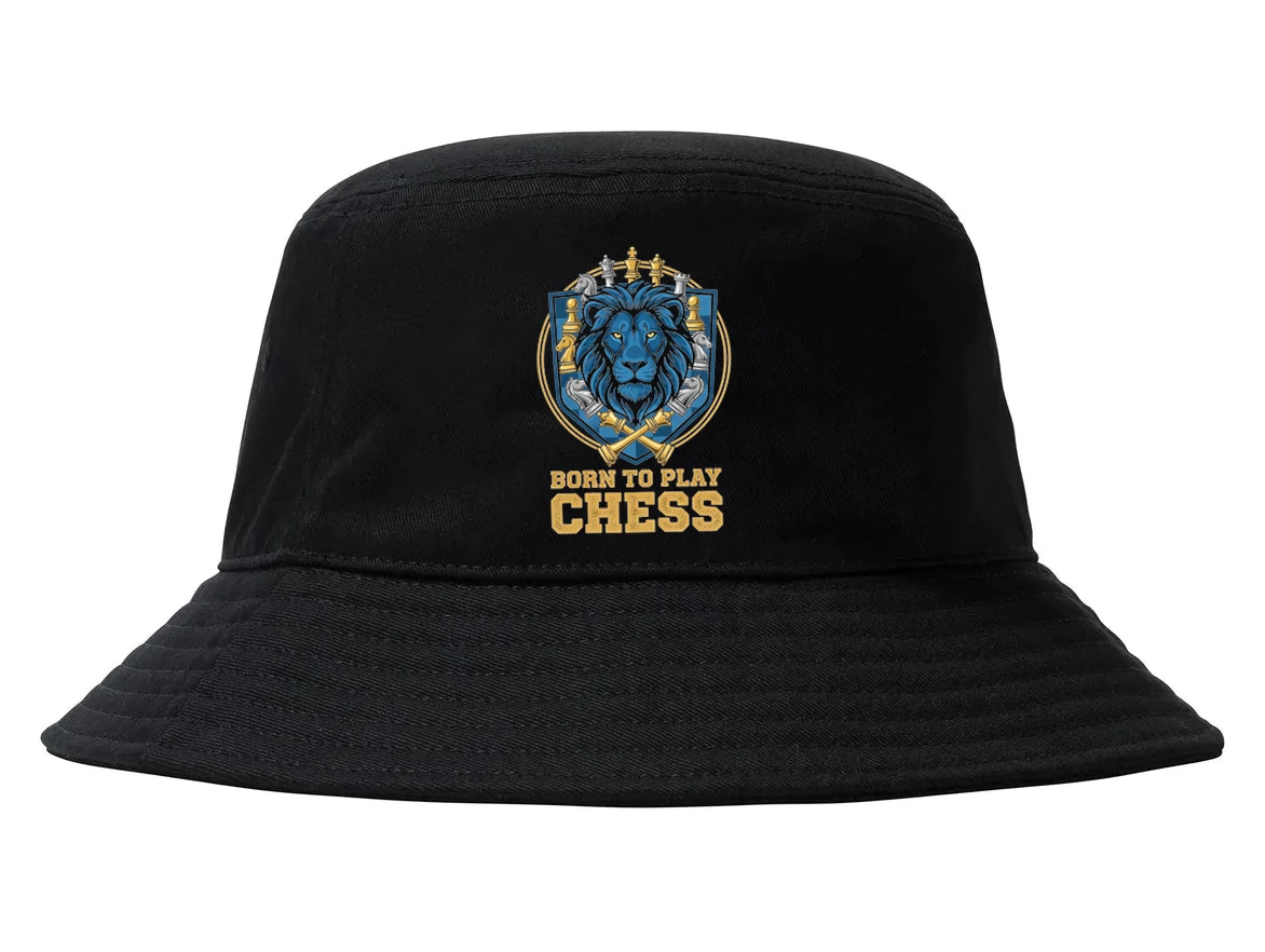 Klobúčik Kráľovská Sila Šach Born To Play Chess