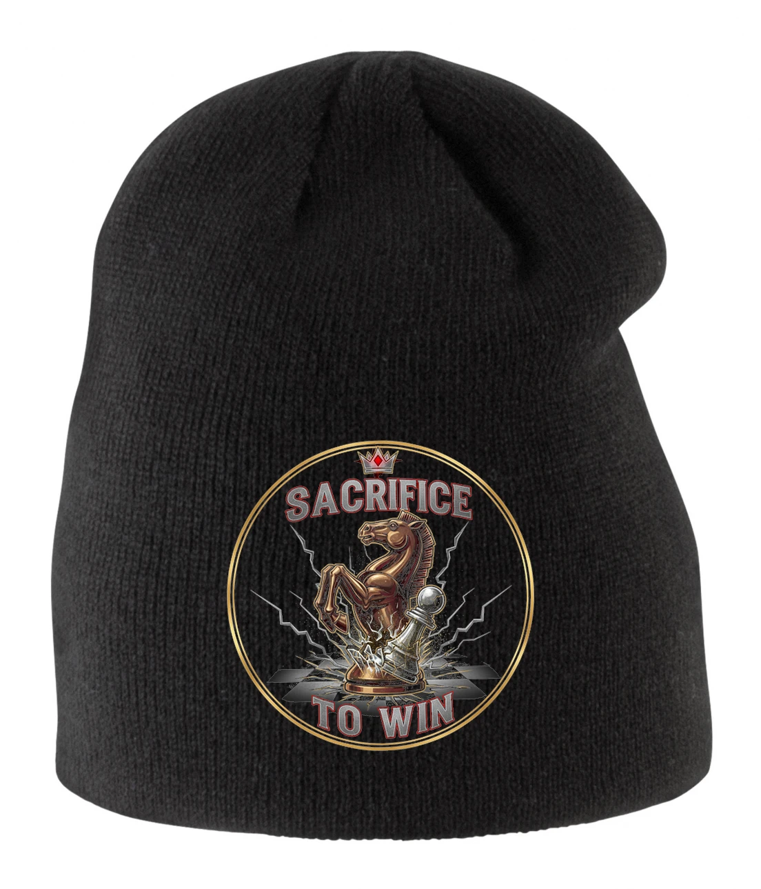 Detská zimná čiapka Šach Obeť Vedie K Triumfu A Víťazstvo