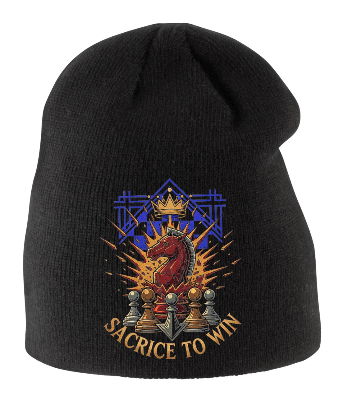 Detská zimná čiapka Kráľovská Obeť Jazdcom Cesta K Víťazstvu