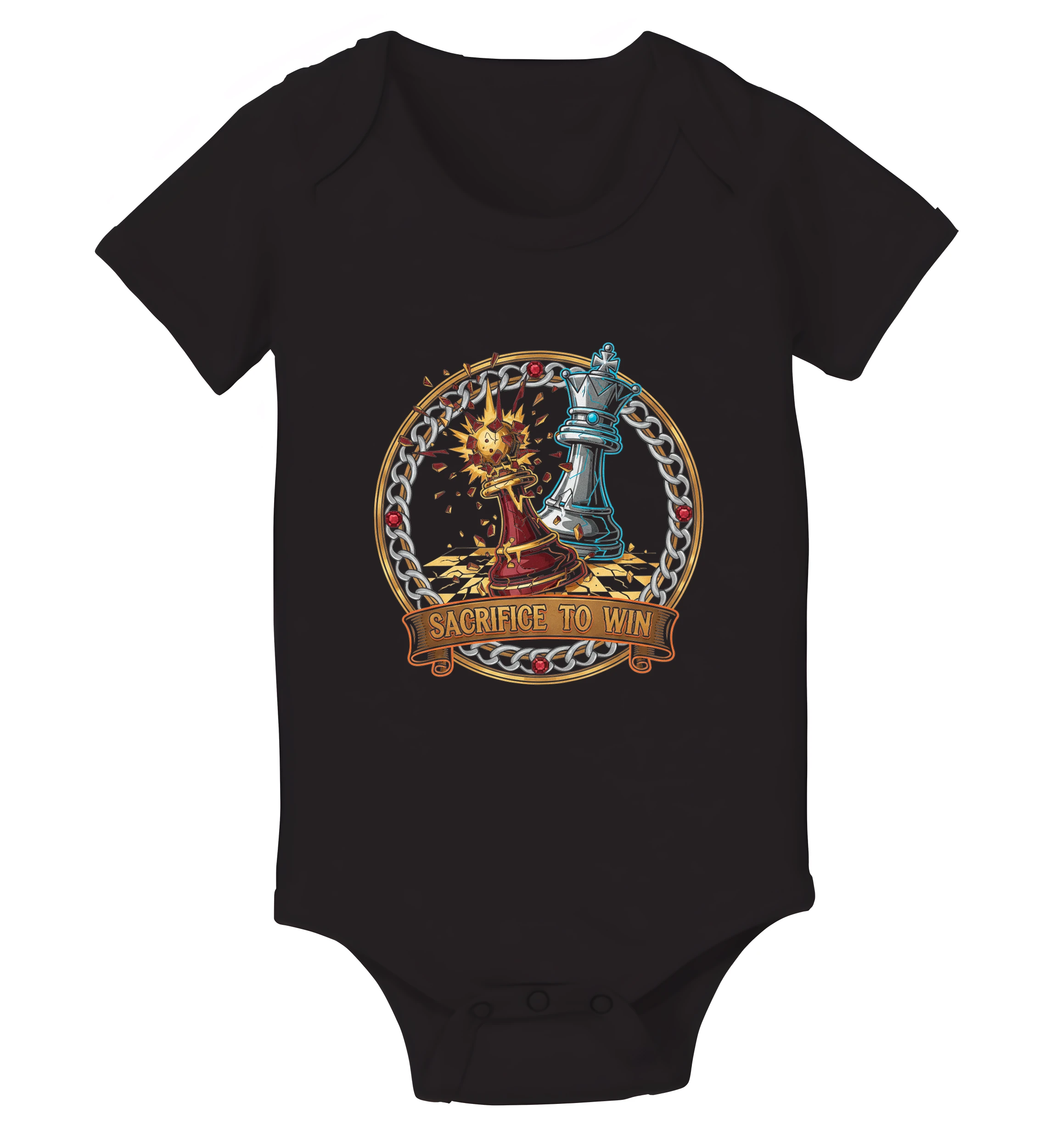 Detské body Kráľovská Obeť Sacrifice To Win Na Šachovnici Víťazov