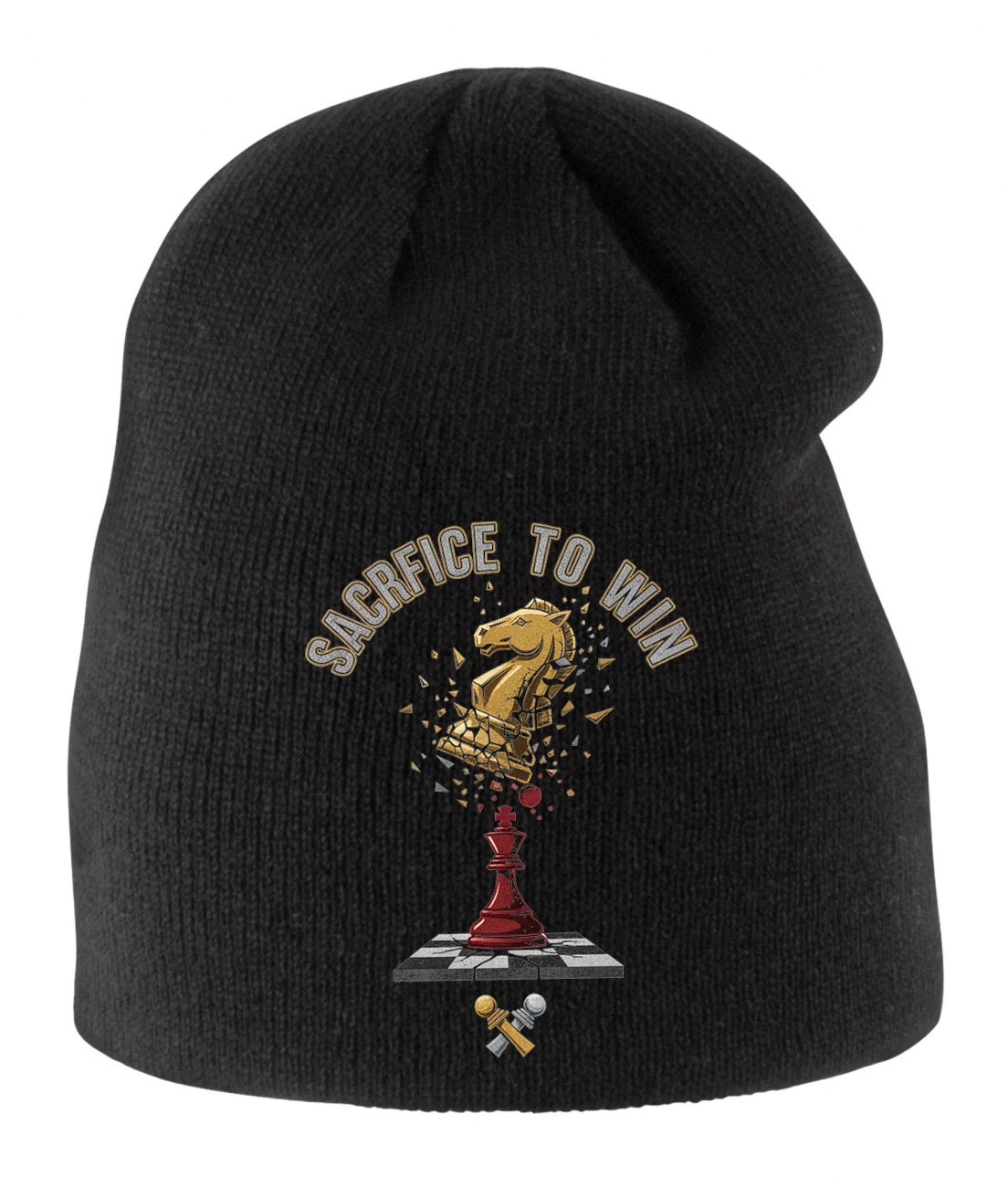 Detská zimná čiapka Obetuj Jazdcov Pre Víťazstvo Na Šachovnici