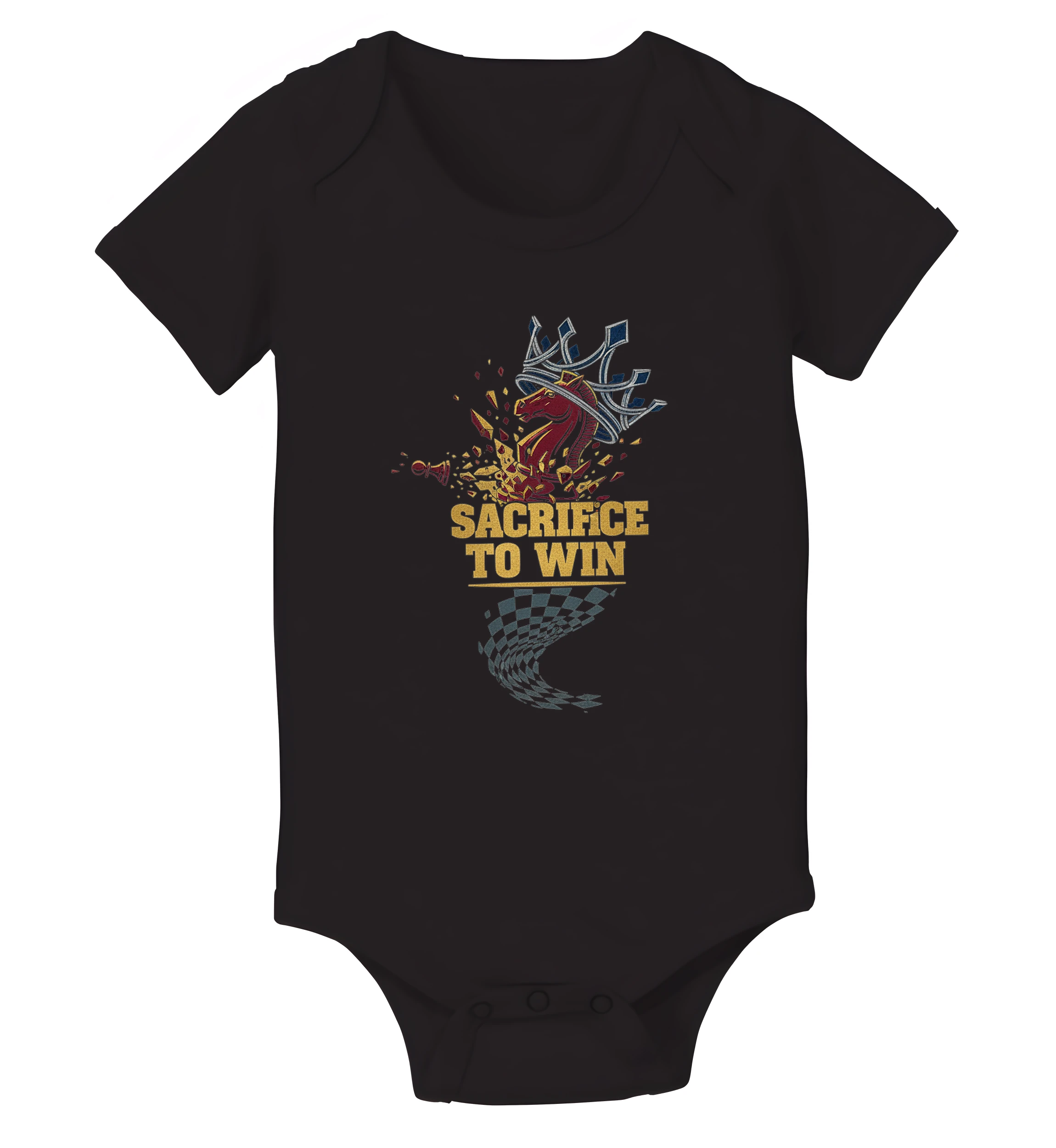 Detské body Šachová Obeť Pre Víťazstvo Sacrifice To Win S Kráľovským Jazdcom