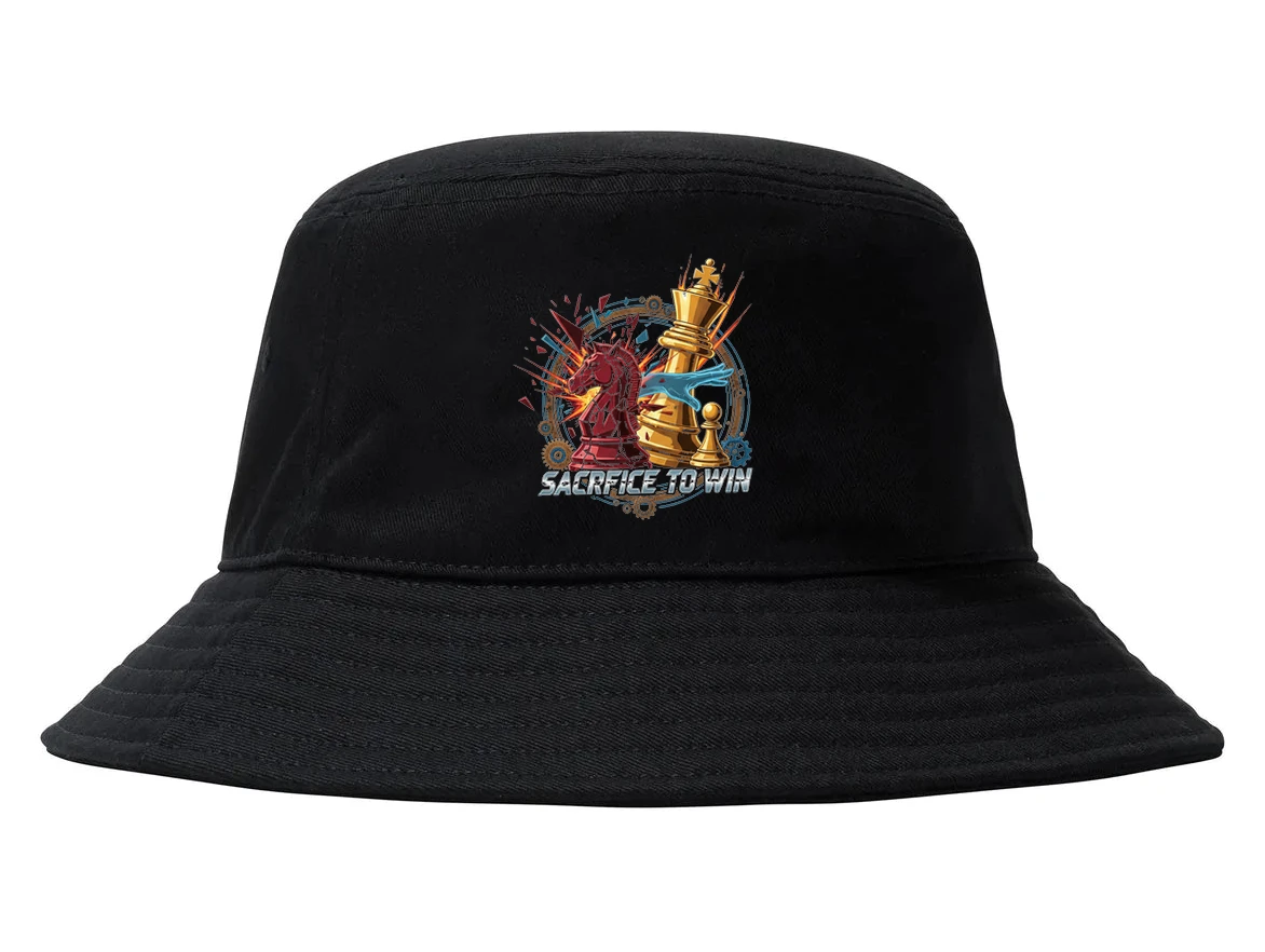 Klobúčik Šachová Taktika Sacrifice To Win Obetuj Kone Vyhraj Partiu