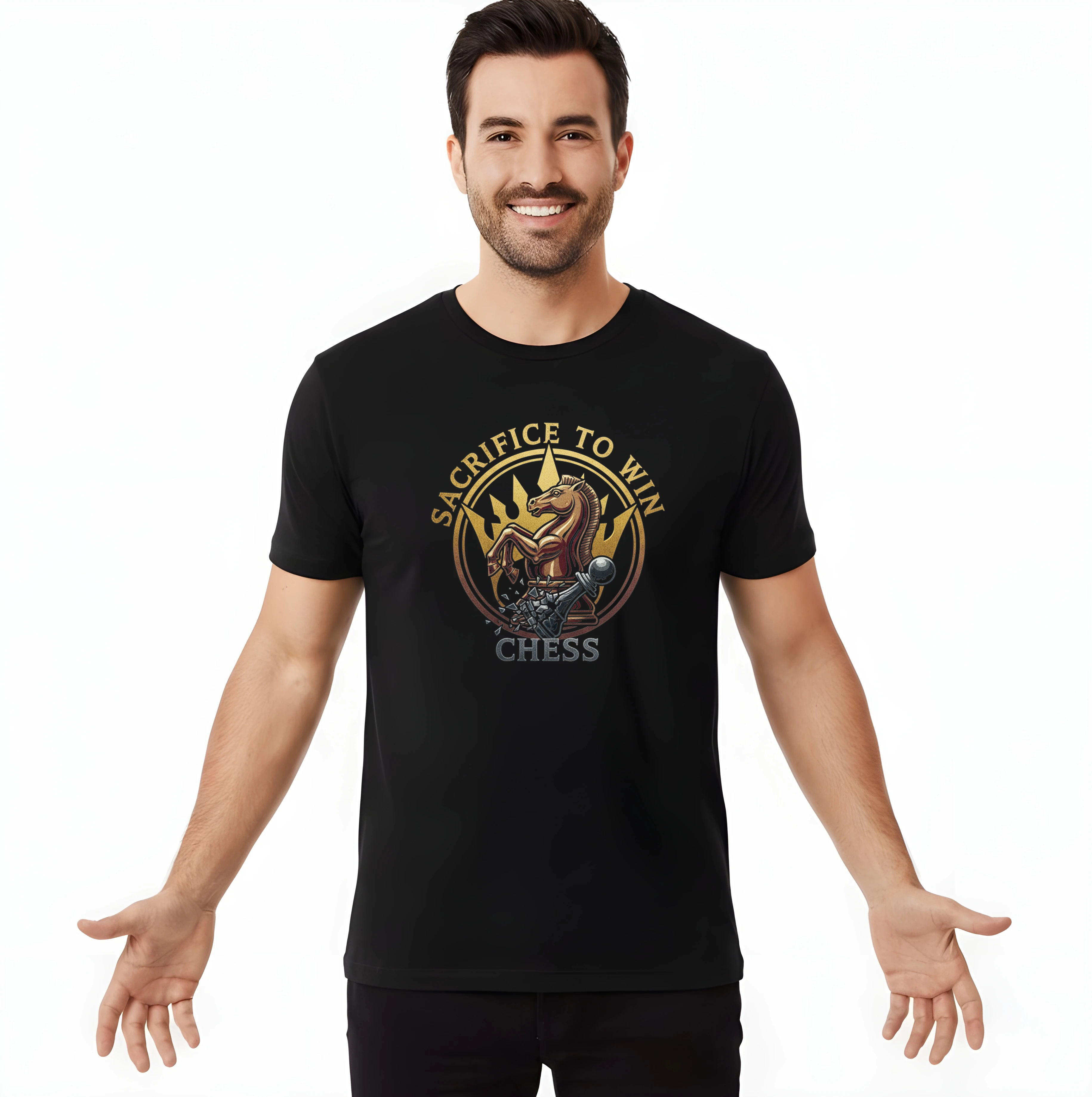 Pánske tričko Obeť Rytiera Pre Kráľovské Víťazstvo V Chess
