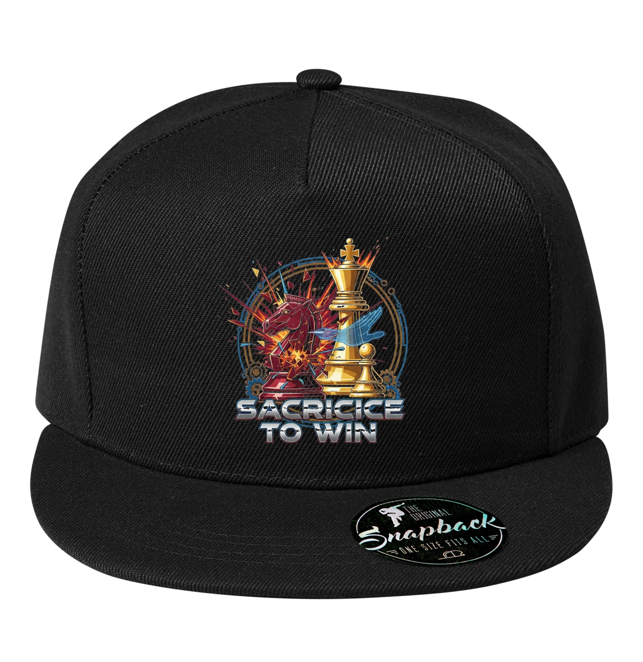 Snapback Šachová Obeť Za Víťazstvo Sacrifice To Win