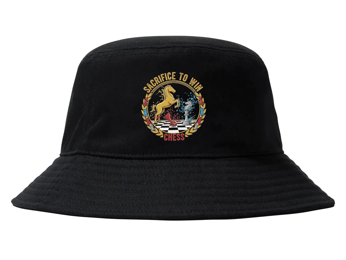 Klobúčik Zlatý Rytier Chess Sacrifice To Win Kráľovská Obeť