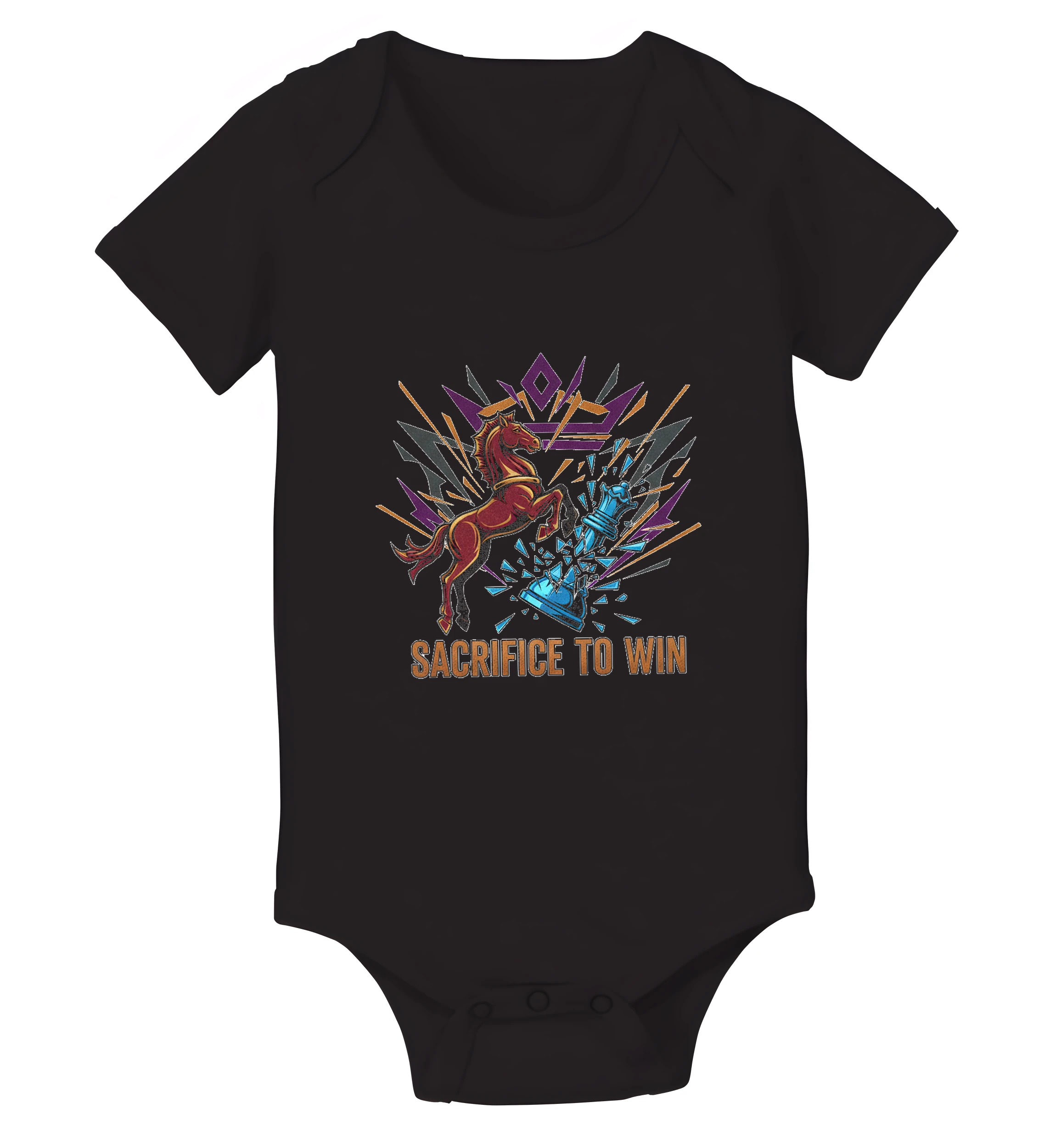 Detské body Jazdec Obetuje Kráľa Cesta K Víťazstvu Sacrifice To Win