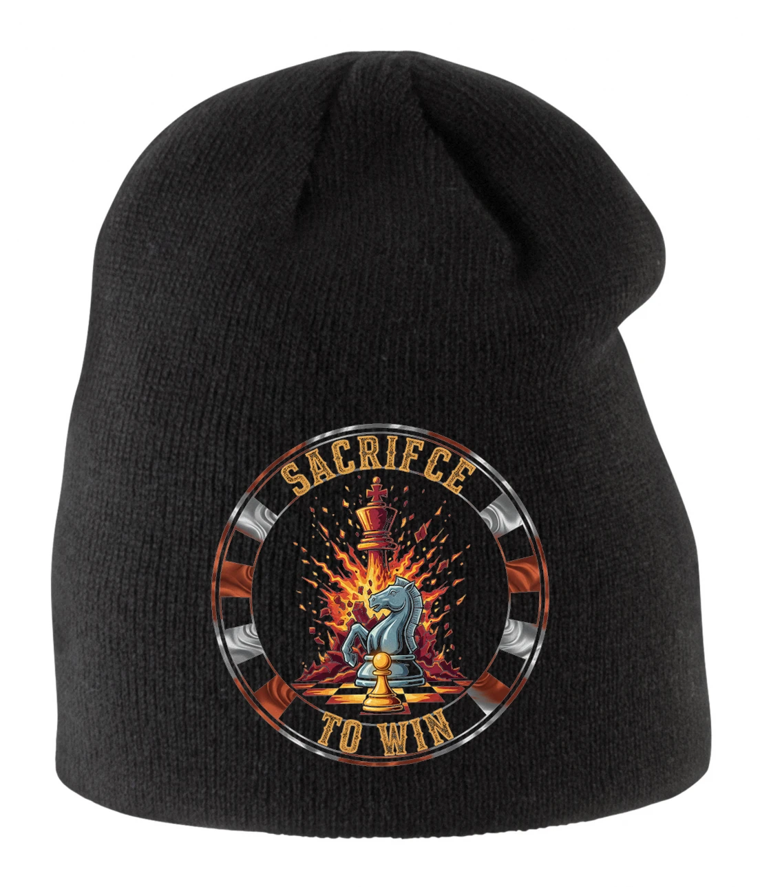 Detská zimná čiapka Chess Rytier Obete Cesta K Ohnivému Víťazstvu