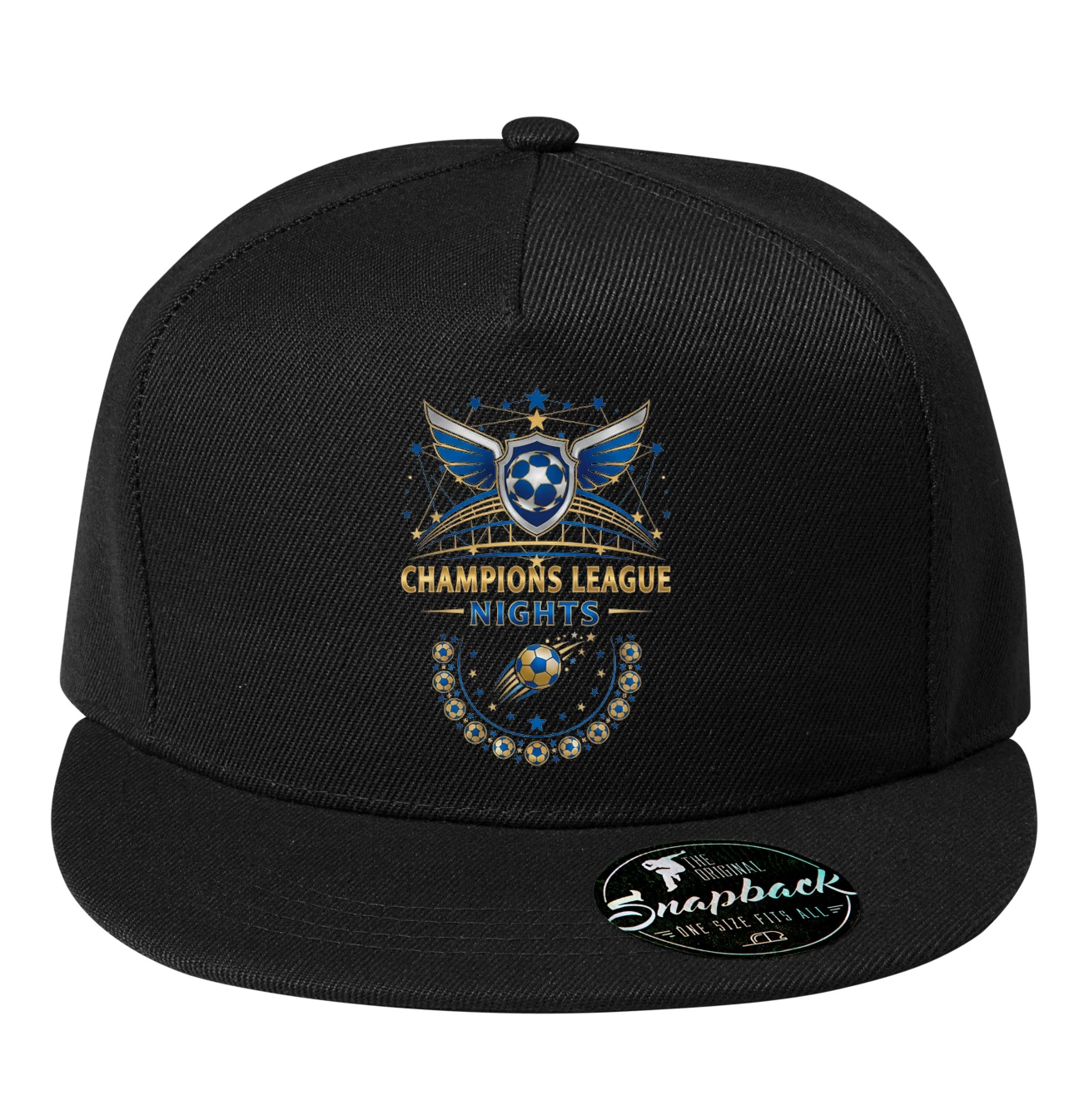 Snapback Champions League Nights Zlatá Krídla Hviezdny Štít A Futbalová Sláva