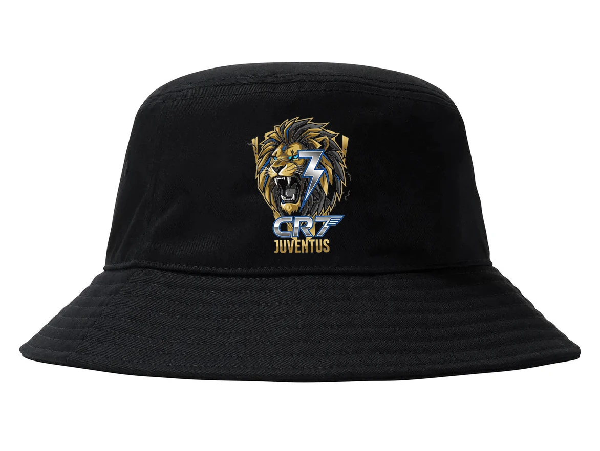 Klobúčik Kričiaci Lev Cr7 Juventus Blesková Sila Zlatý Emblém Víťazstvo