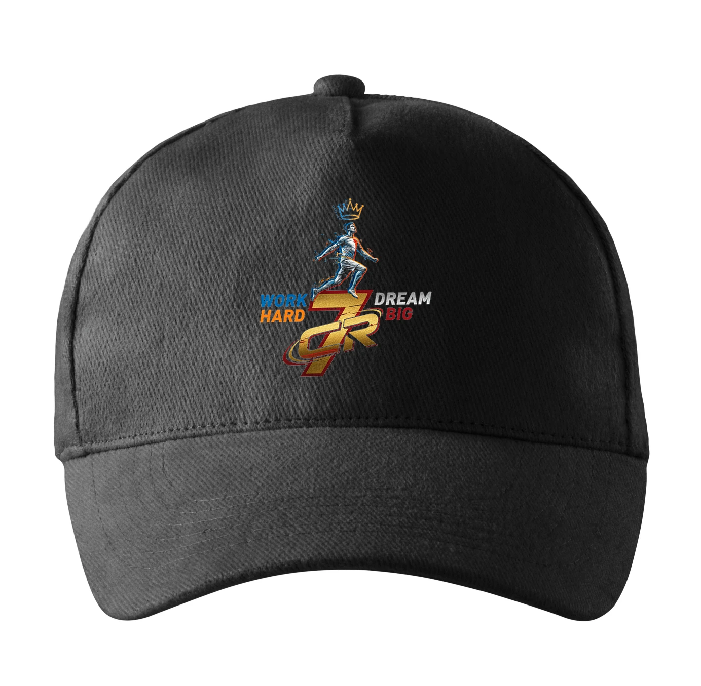 Šiltovka Cr7 Inšpirované Work Hard Dream Big Koruna Rýchlosti Víťazstvo A Odvahy