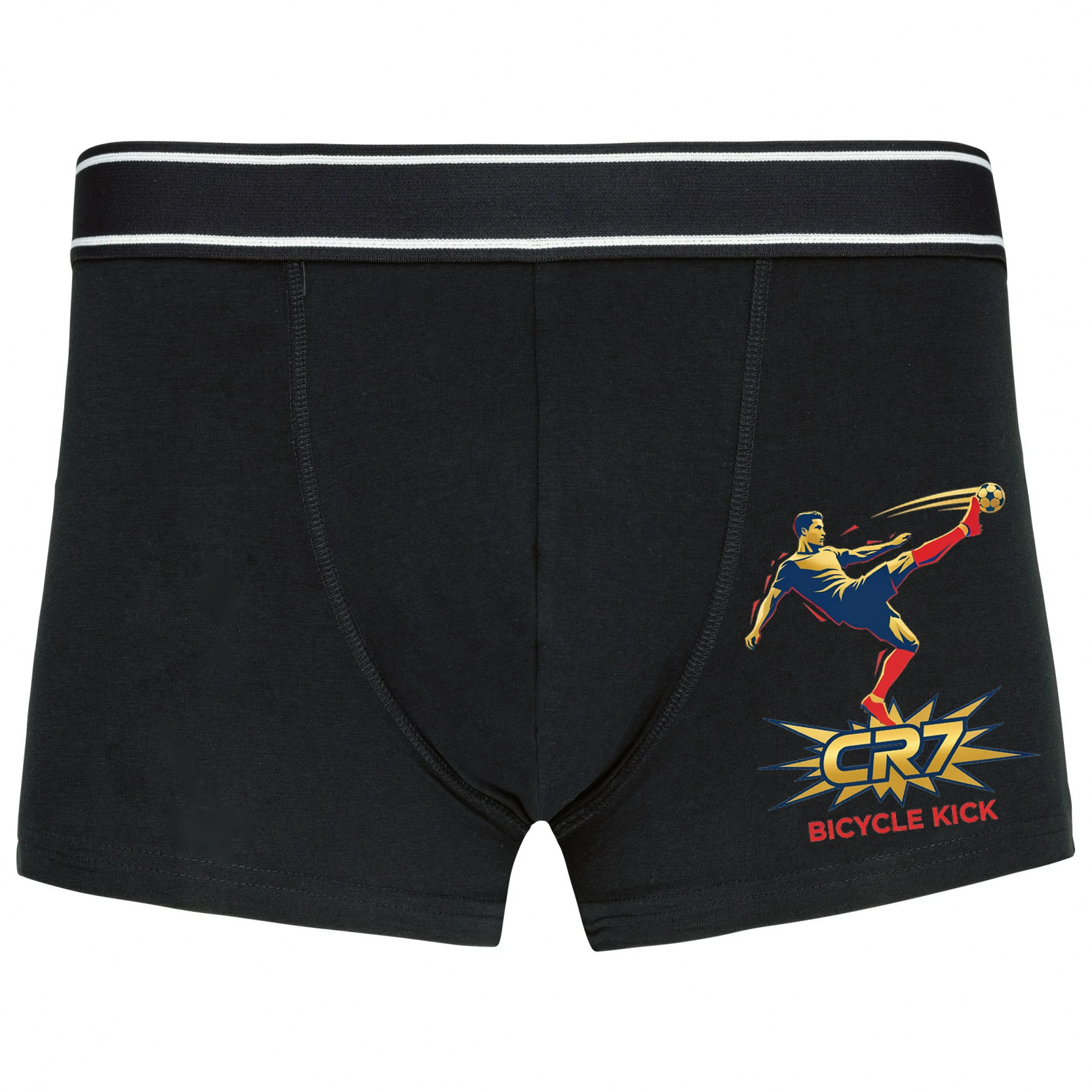 Boxerky Cr7 Bicycle Kick Legendárna Zlatá Akrobácia Pre Fanúšikov Futbalu