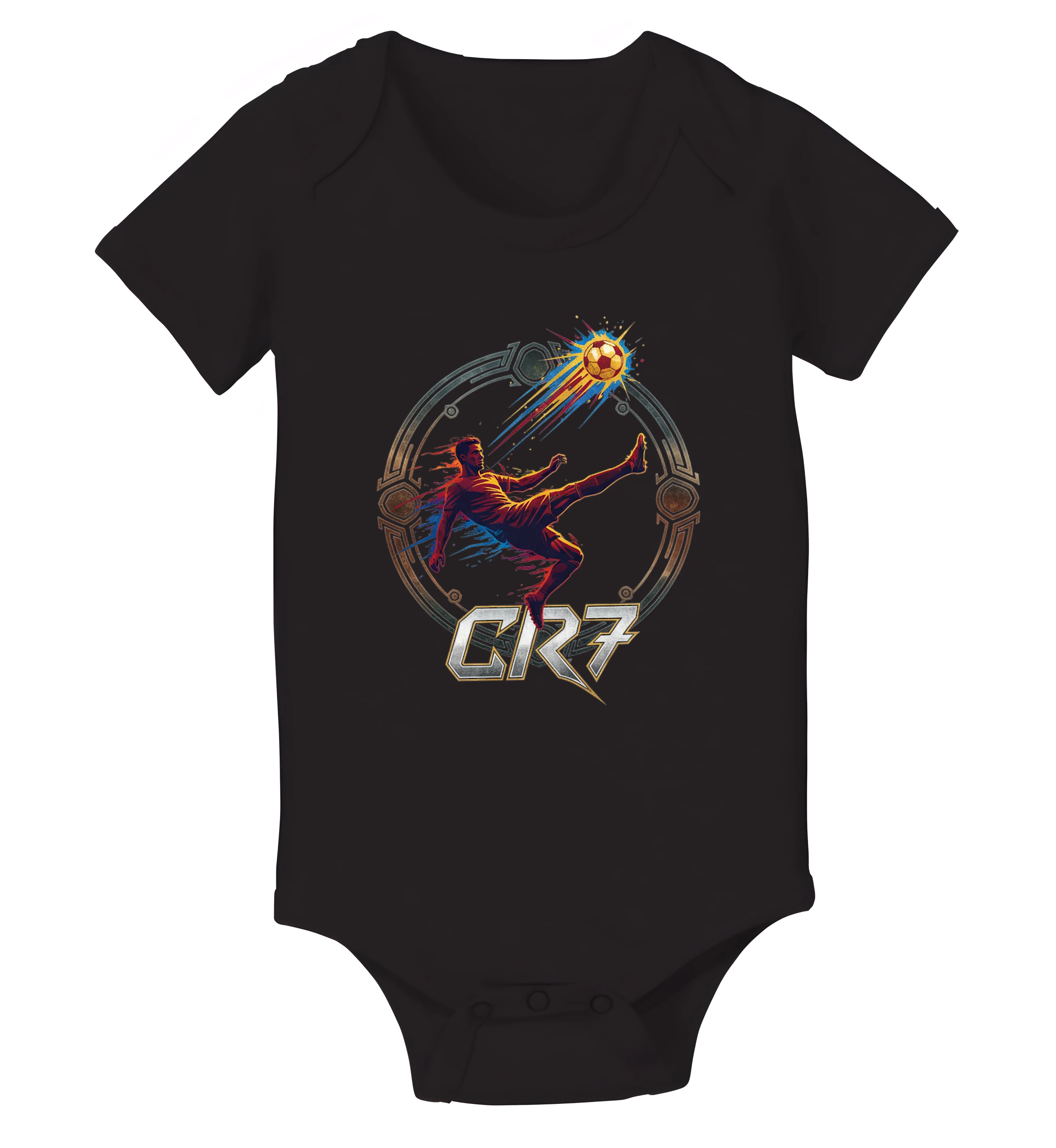 Detské body Cr7 Bicycle Kick Kozmický Nožnicový Gól V Explozívnom Neóne